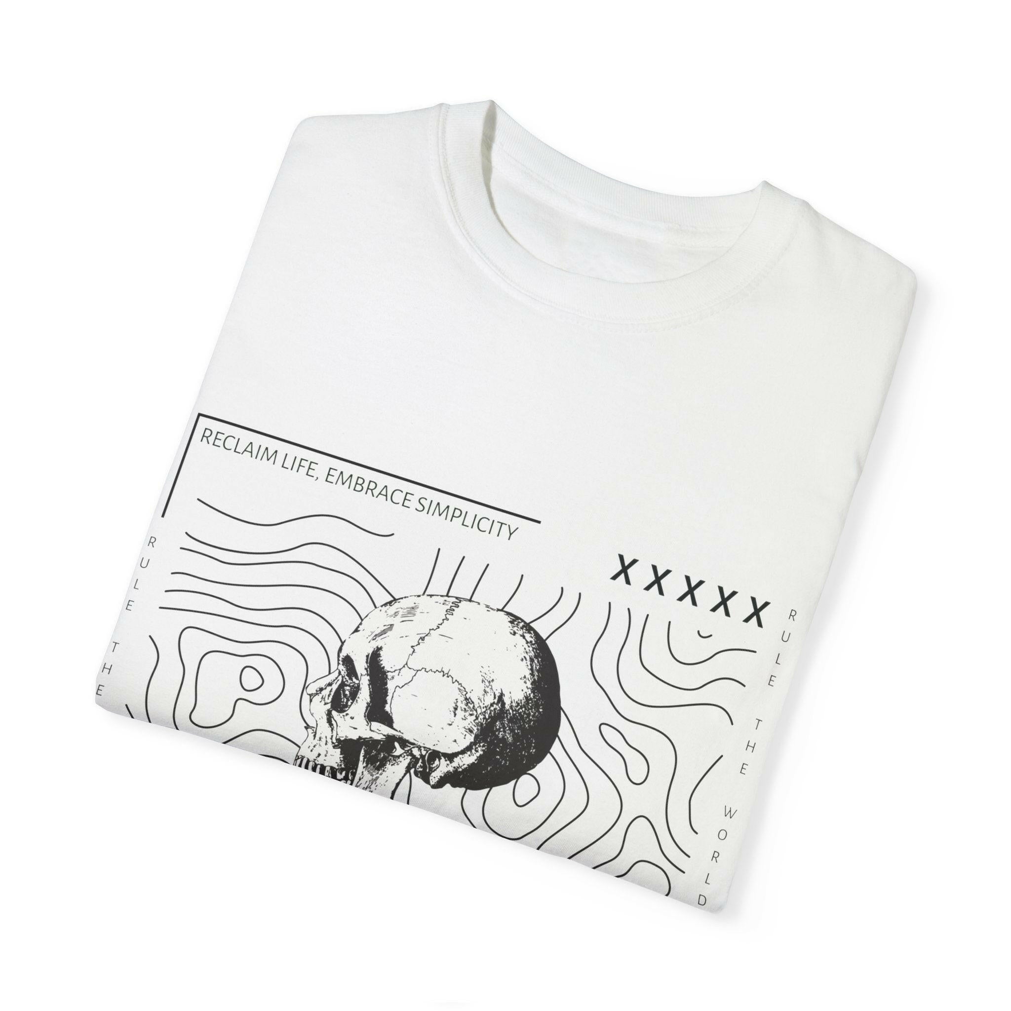 Skull Graphic Unisex T-Shirt - Embrace Simplicity.