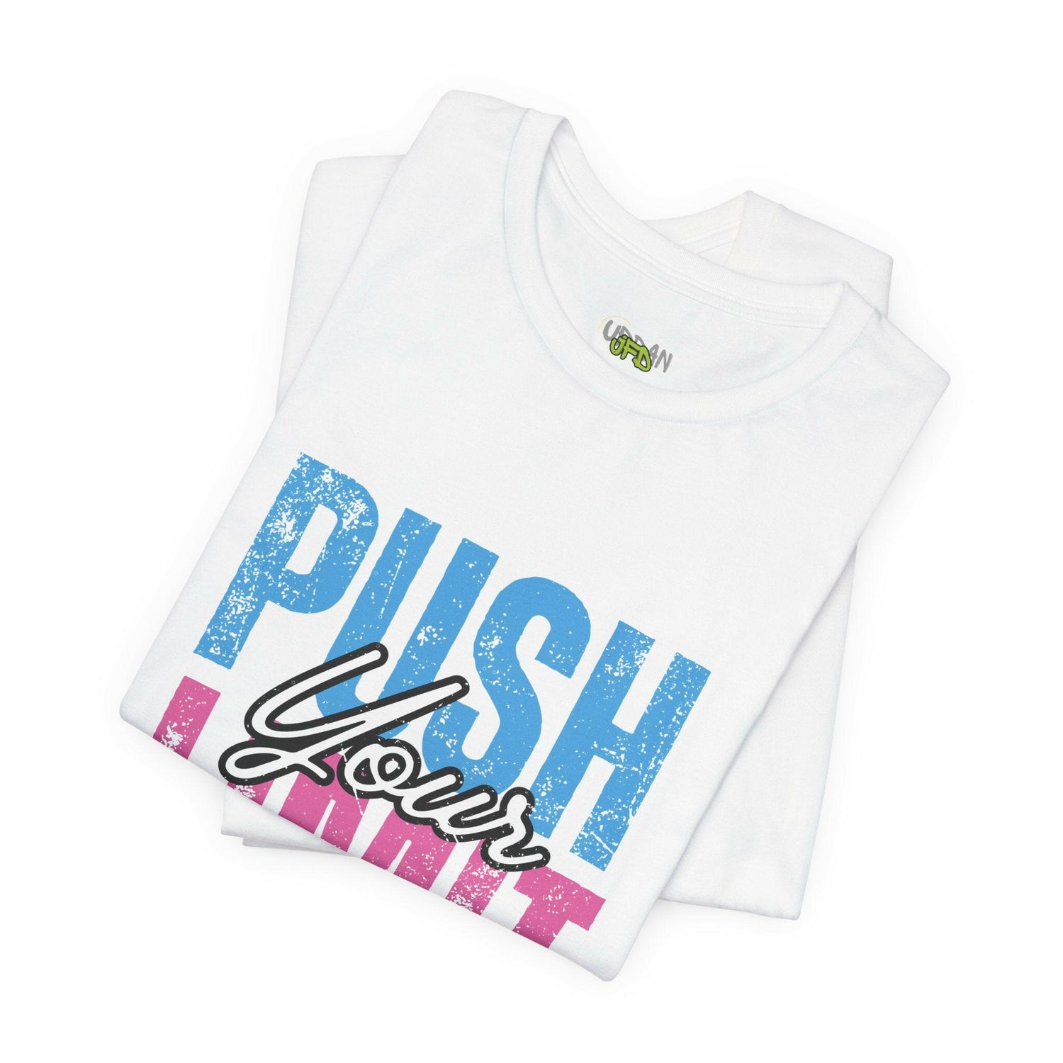 Motivational Tennis Tee - "Push Your Limit" Unisex Short Sleeve Shirt.