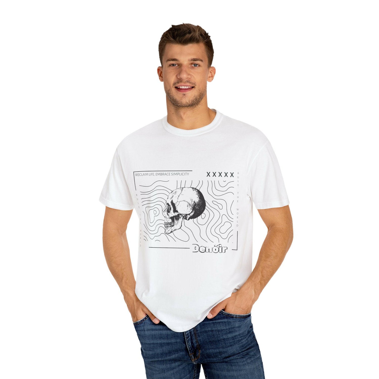 Skull Graphic Unisex T-Shirt - Embrace Simplicity.