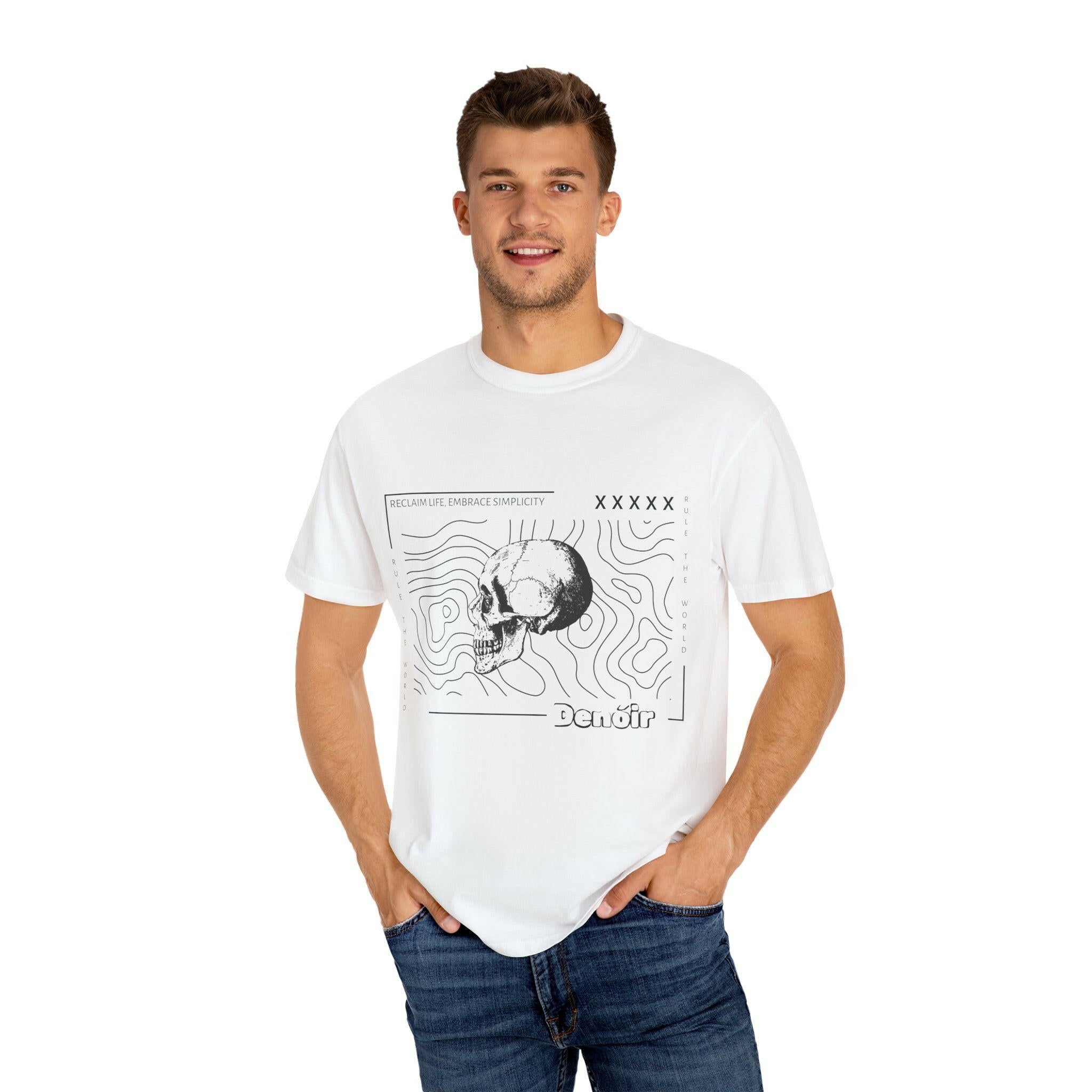 Skull Graphic Unisex T-Shirt - Embrace Simplicity.