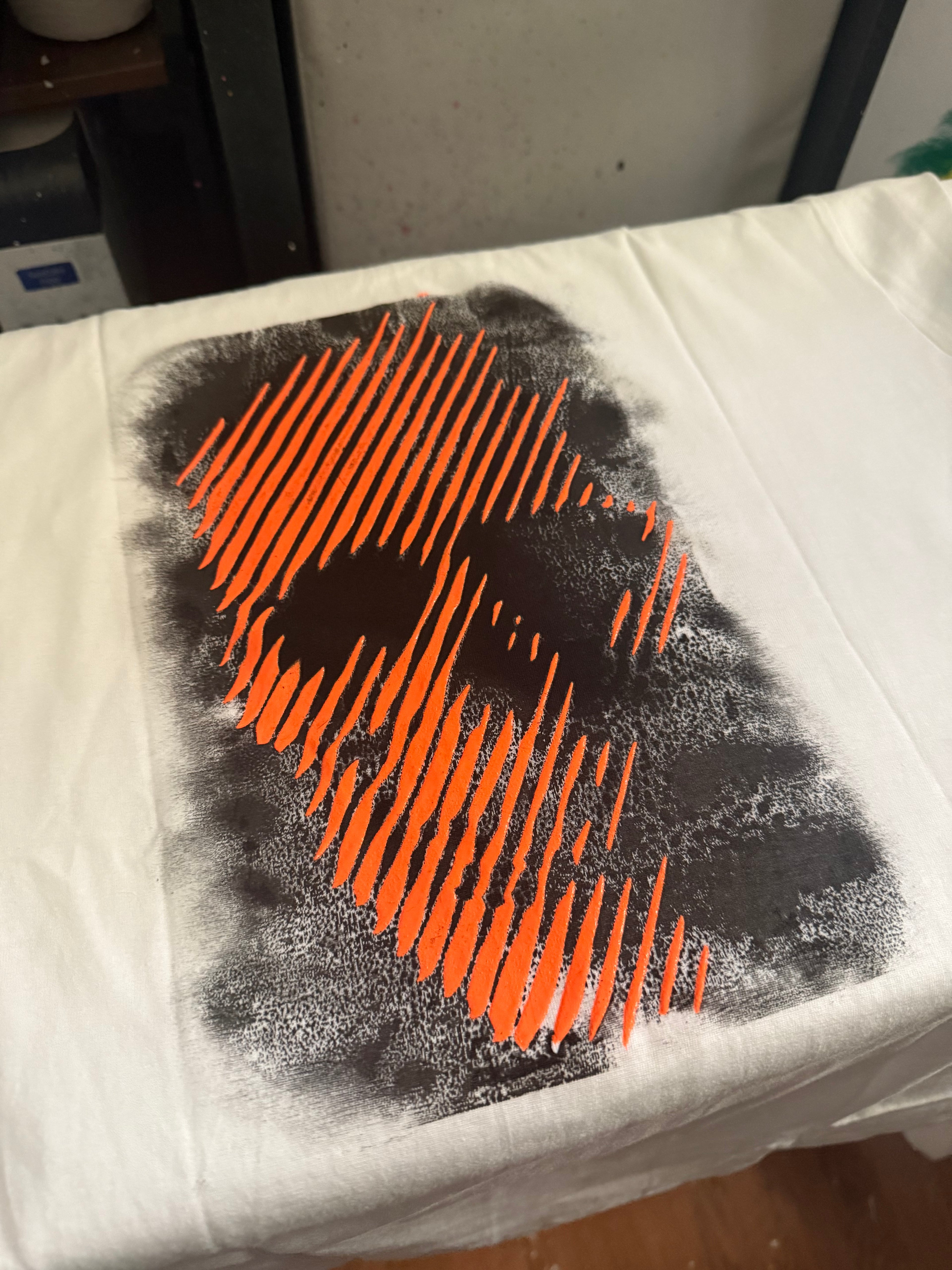 Urban Skull Stripes Tee – Limited UAE Edition