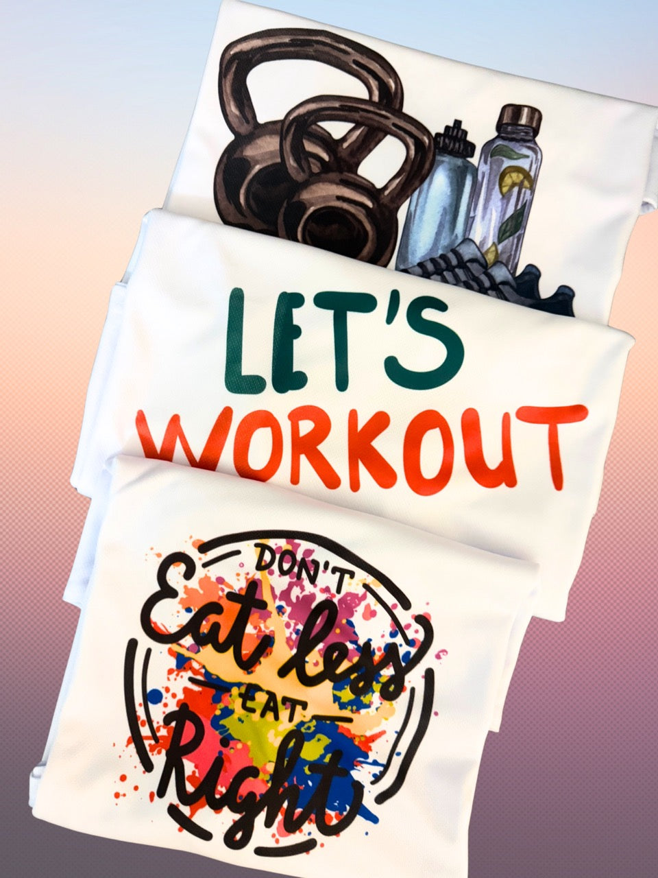 Healthy Lifestyle - Activewear T-shirt 1 or 2 pieces