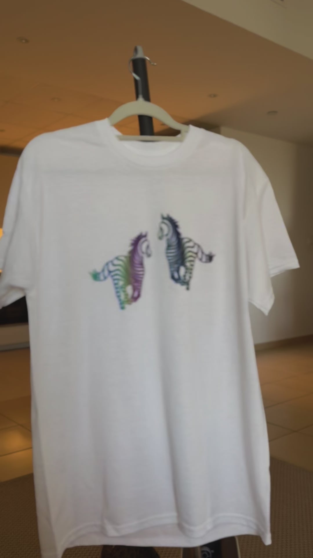 Beautiful horses reflective design