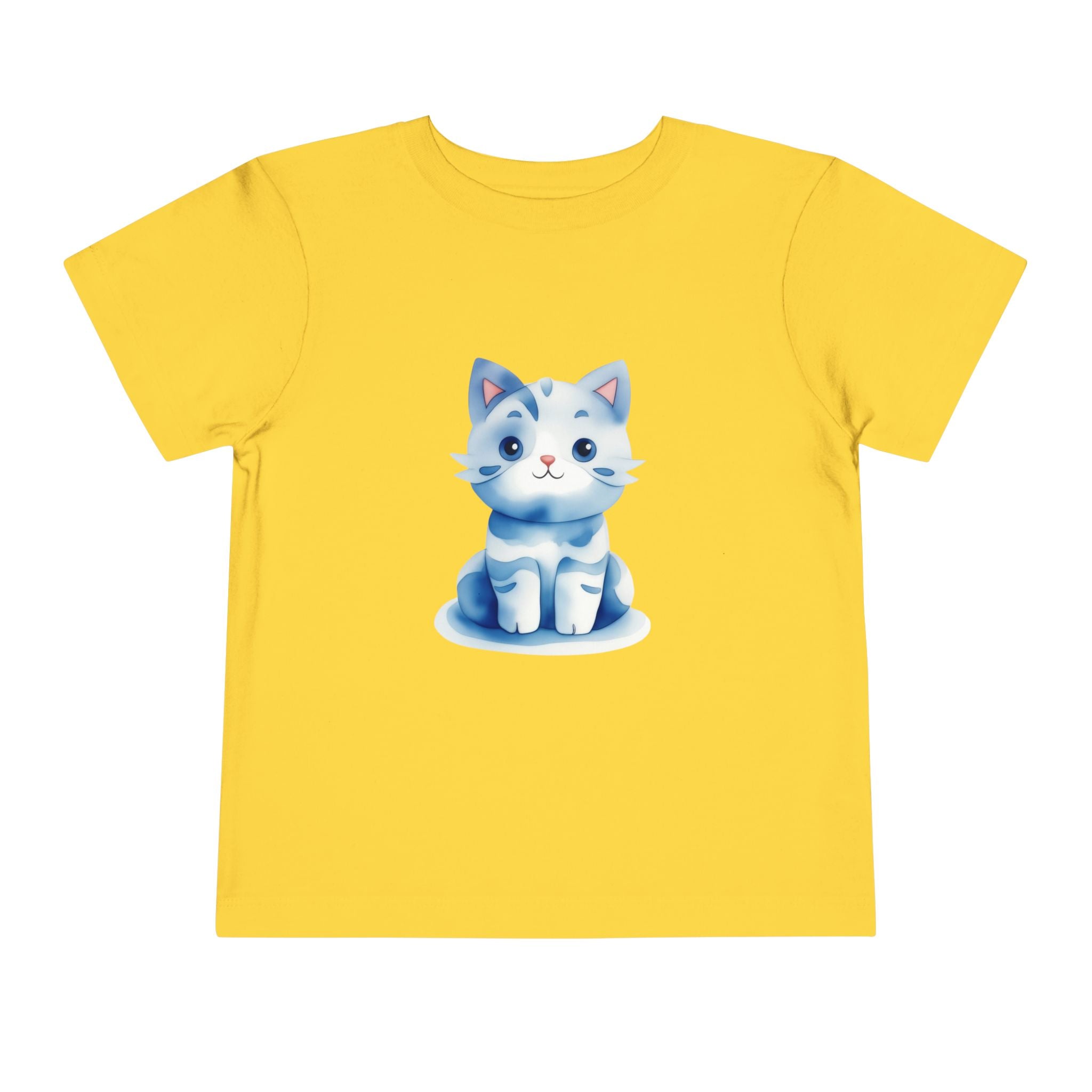 Kids Cotton™ Tee - Blue Cat