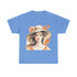 Woman tee - Beautiful hat girl art.