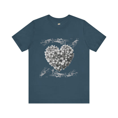 Woman tee - Frangipani heart