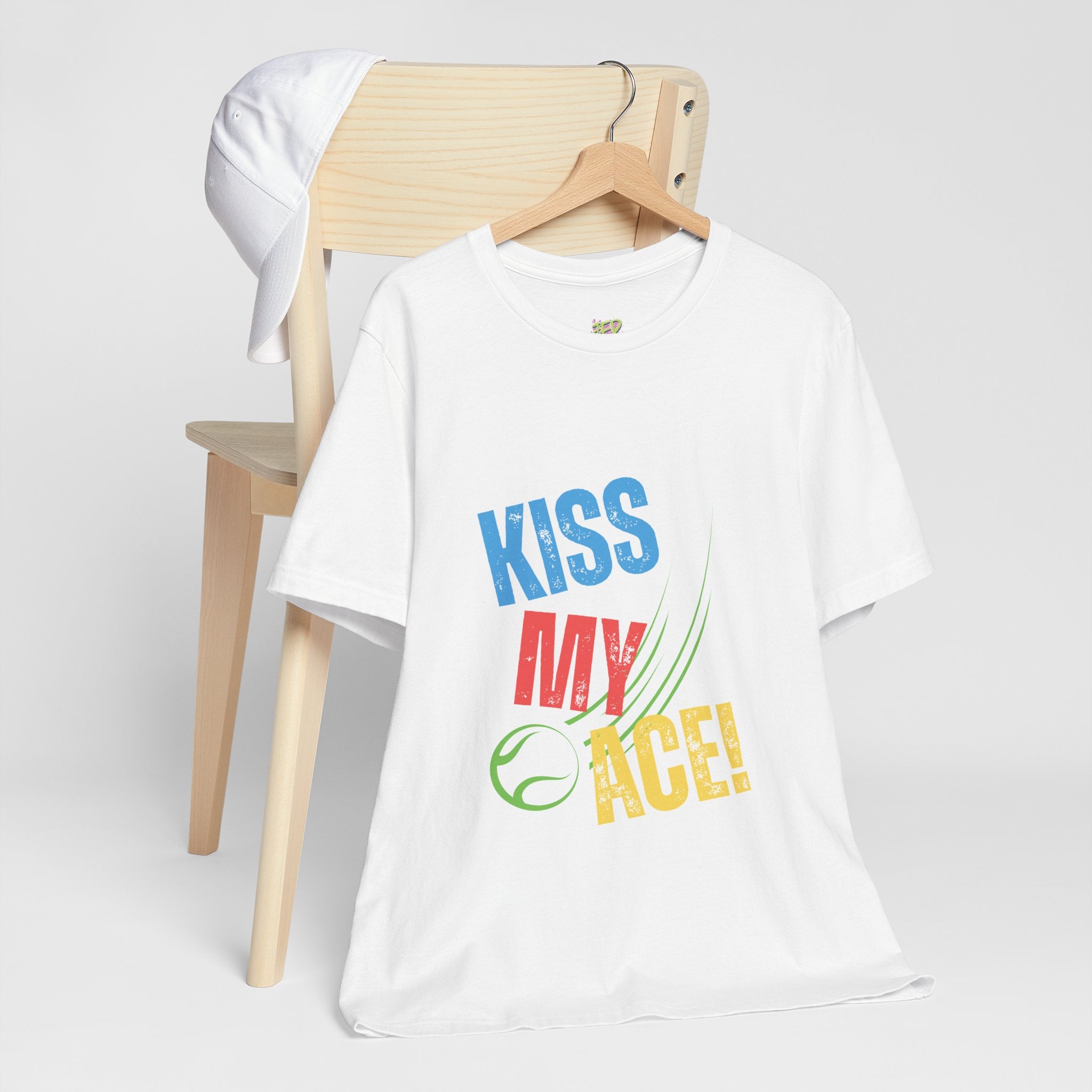 Kiss My Ace! Tennis Unisex Jersey Tee