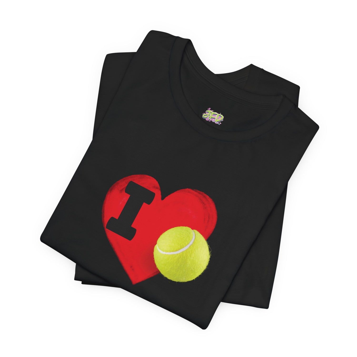 I Love Tennis Unisex Jersey Short Sleeve Tee