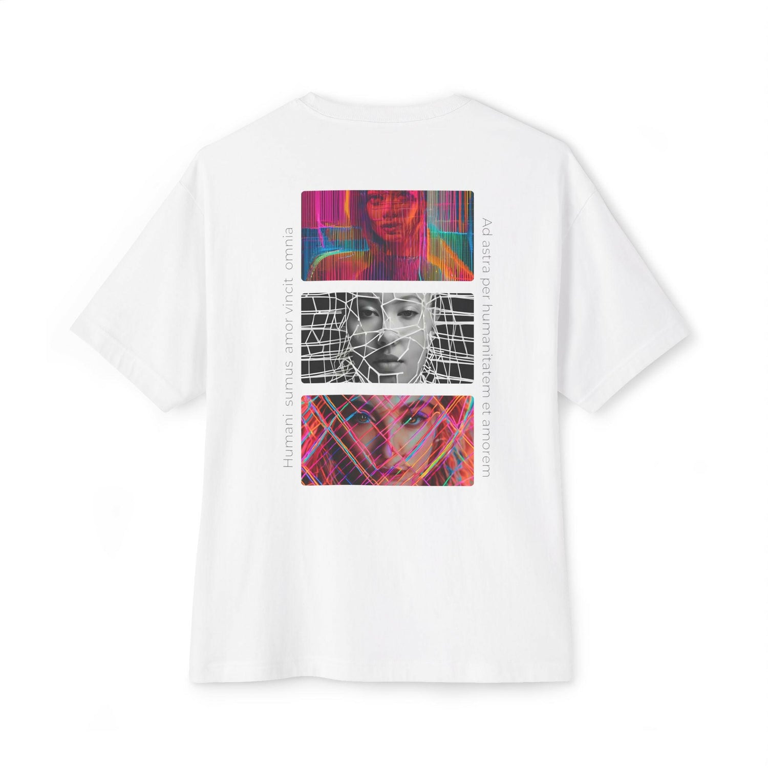 Human Connection Graphic Oversized Tee - Unisex Streetwear.