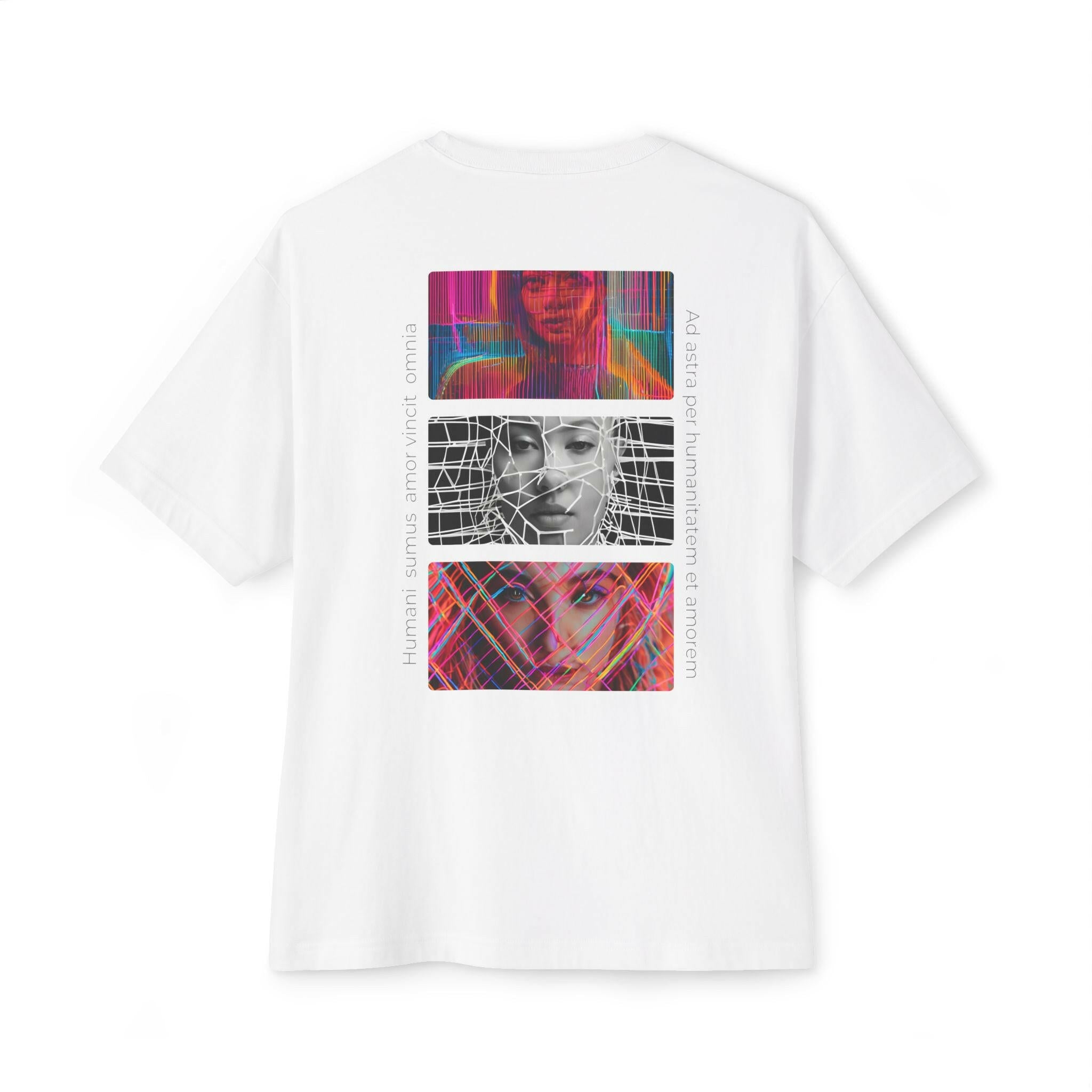 Human Connection Graphic Oversized Tee - Unisex Streetwear.