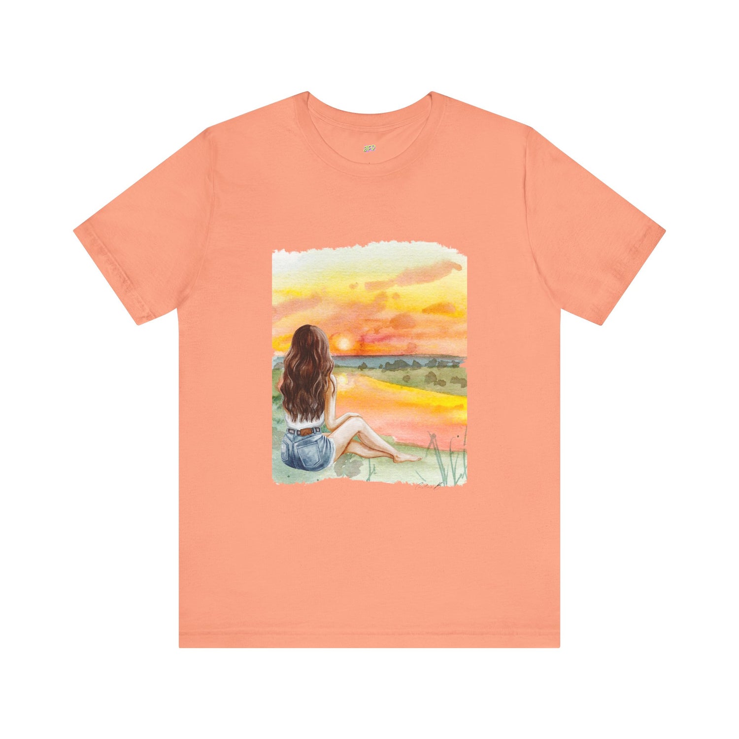 Woman Tee - Sunset girl