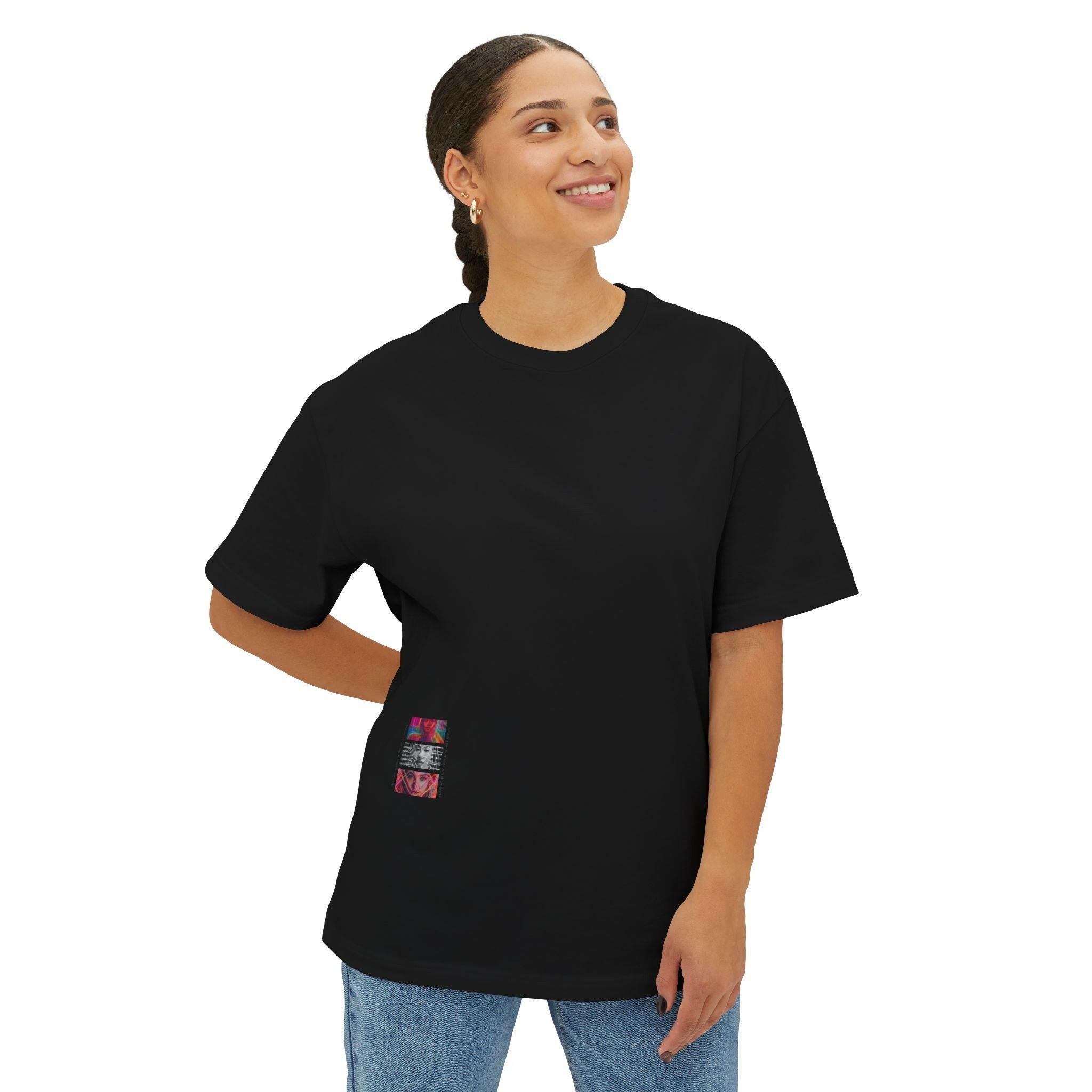 Human Connection Graphic Oversized Tee - Unisex Streetwear.