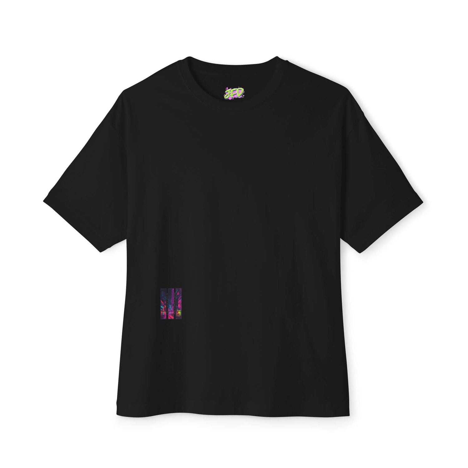 Vibrant Unisex Oversized Boxy Tee.