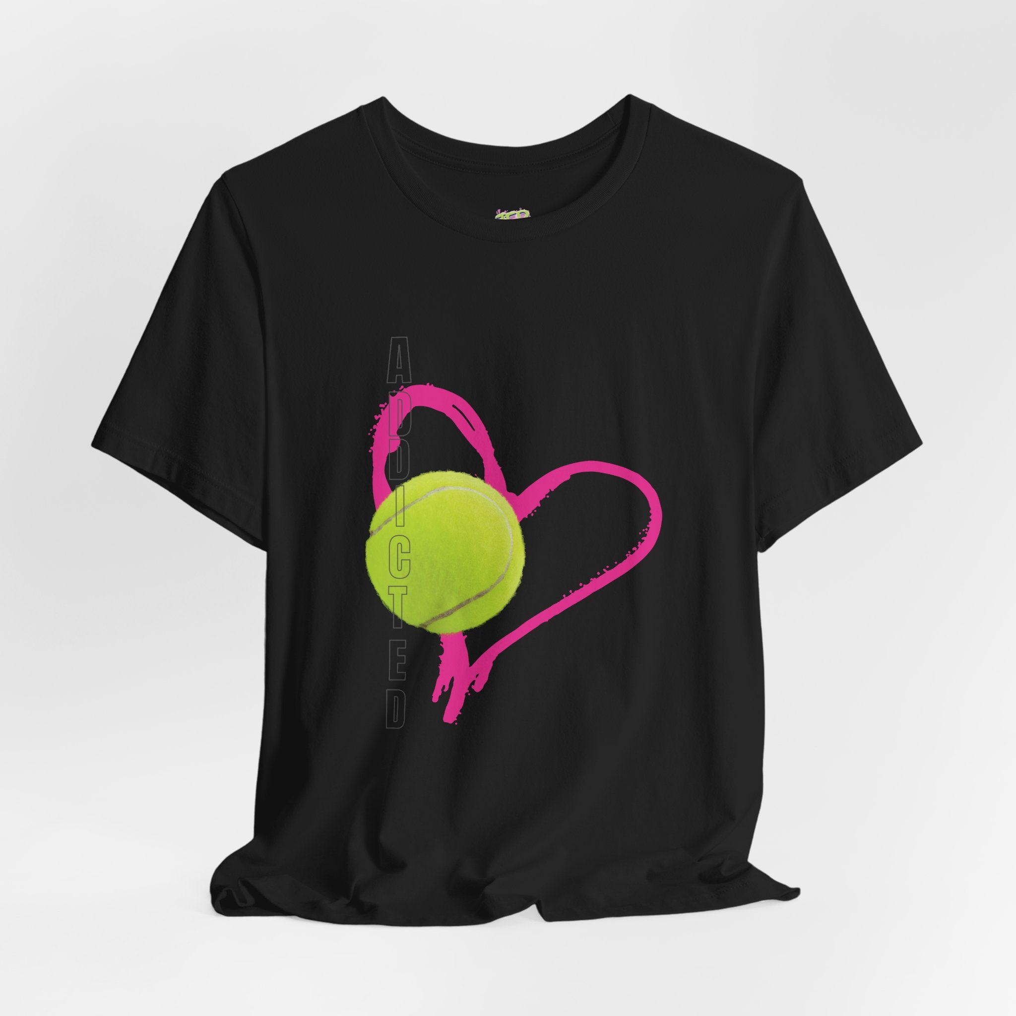 Addicted Heart Tennis Unisex Tee