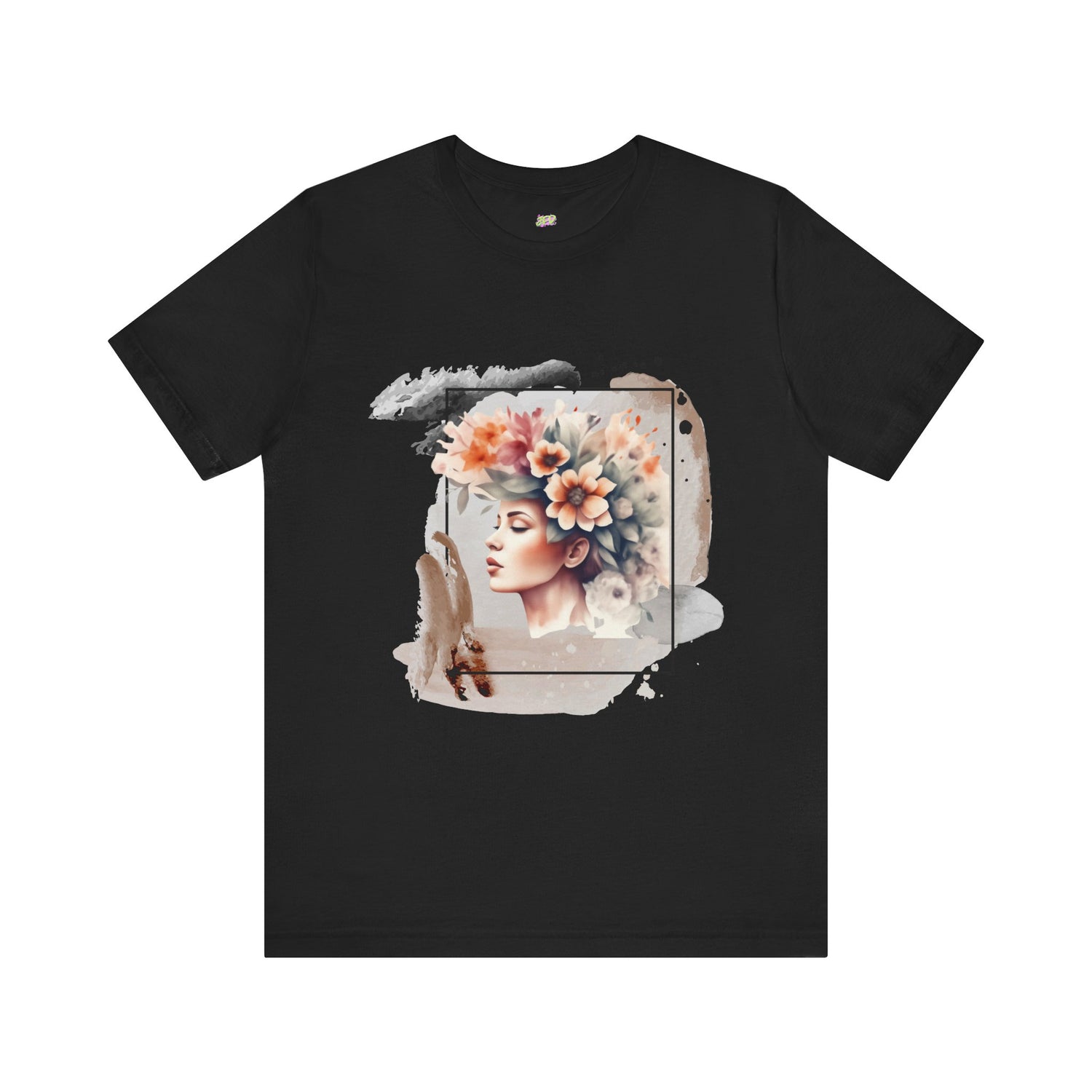 Woman Tee - Girl flowers