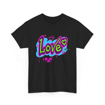 Neon Script Tee - love you Unisex Cotton.