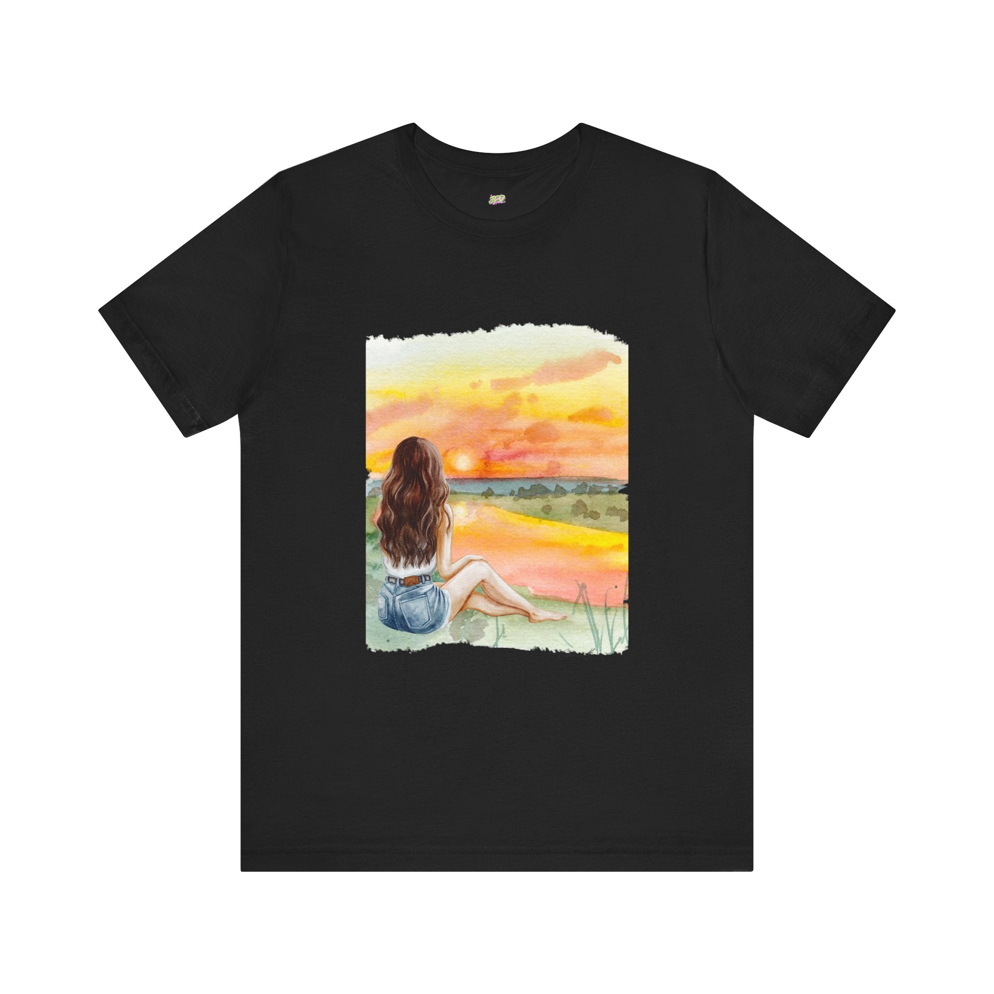 Woman Tee - Sunset girl