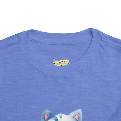 Kids Cotton™ Tee - Blue Cat