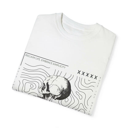 Skull Graphic Unisex T-Shirt - Embrace Simplicity.