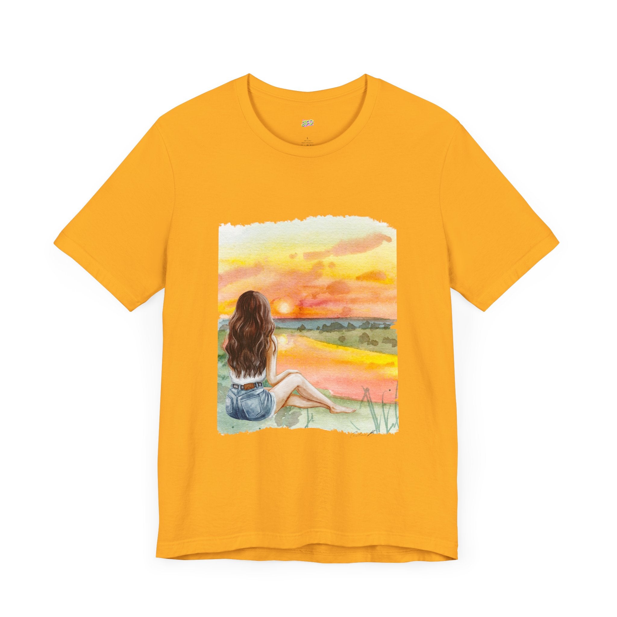 Woman Tee - Sunset girl