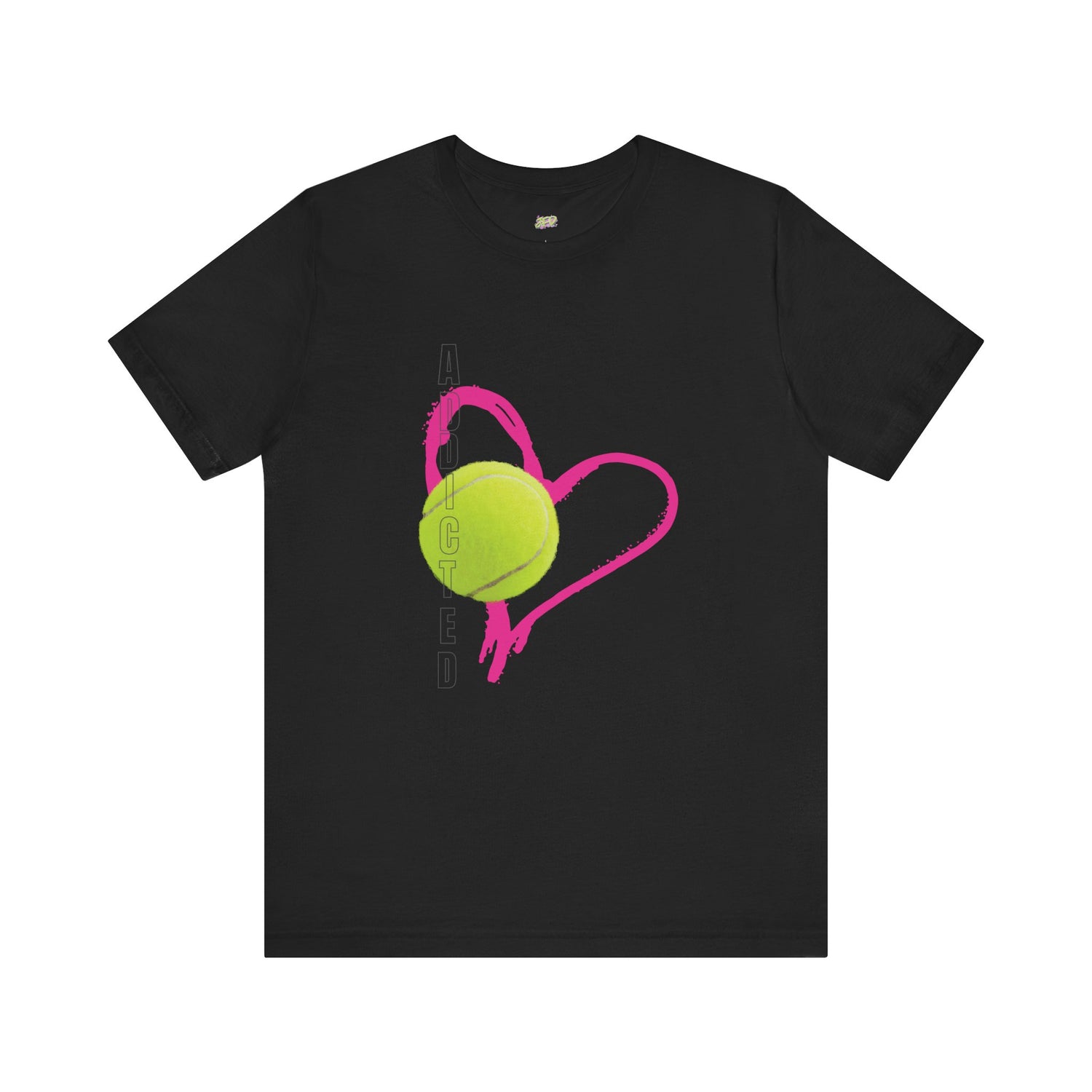 Addicted Heart Tennis Unisex Tee