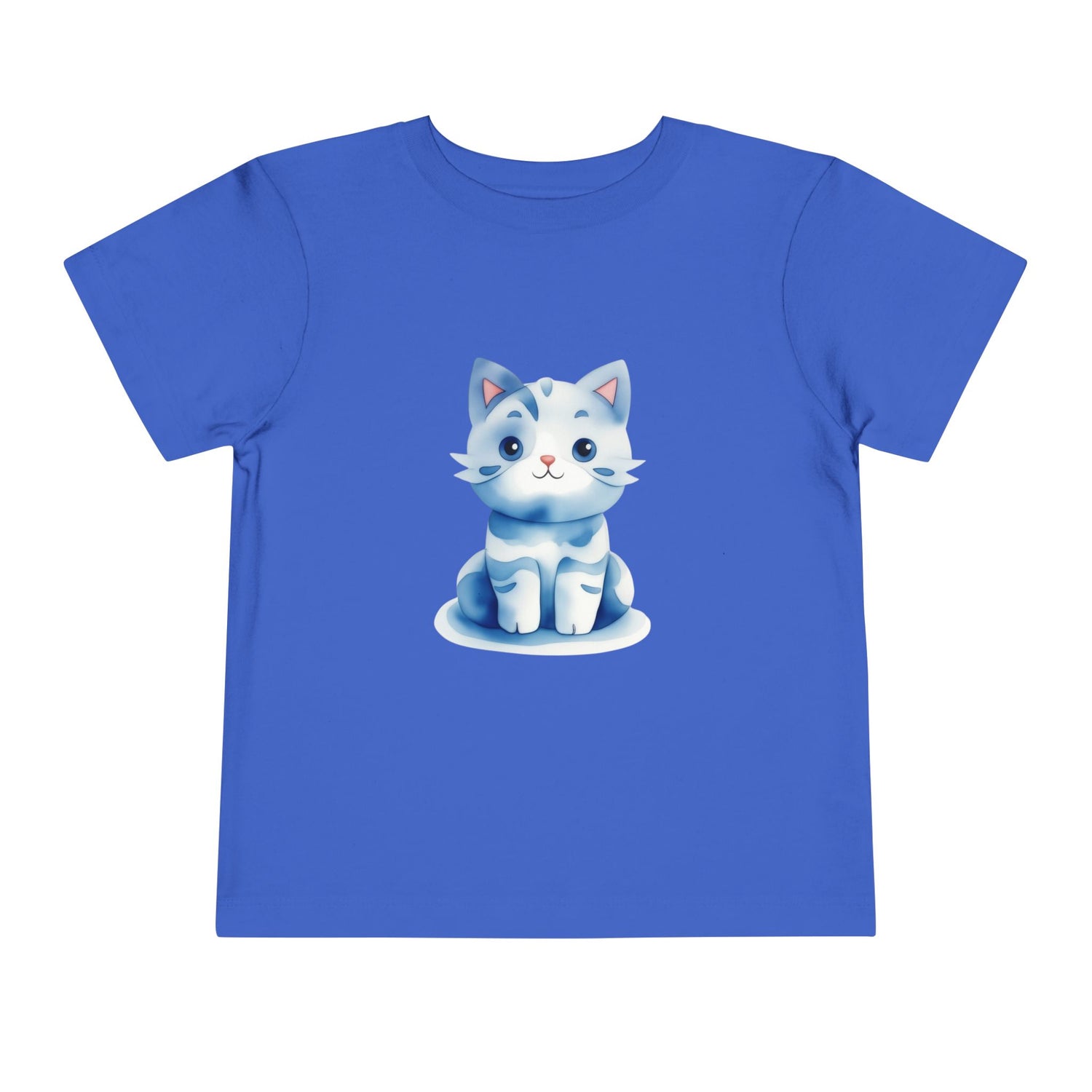 Kids Cotton™ Tee - Blue Cat