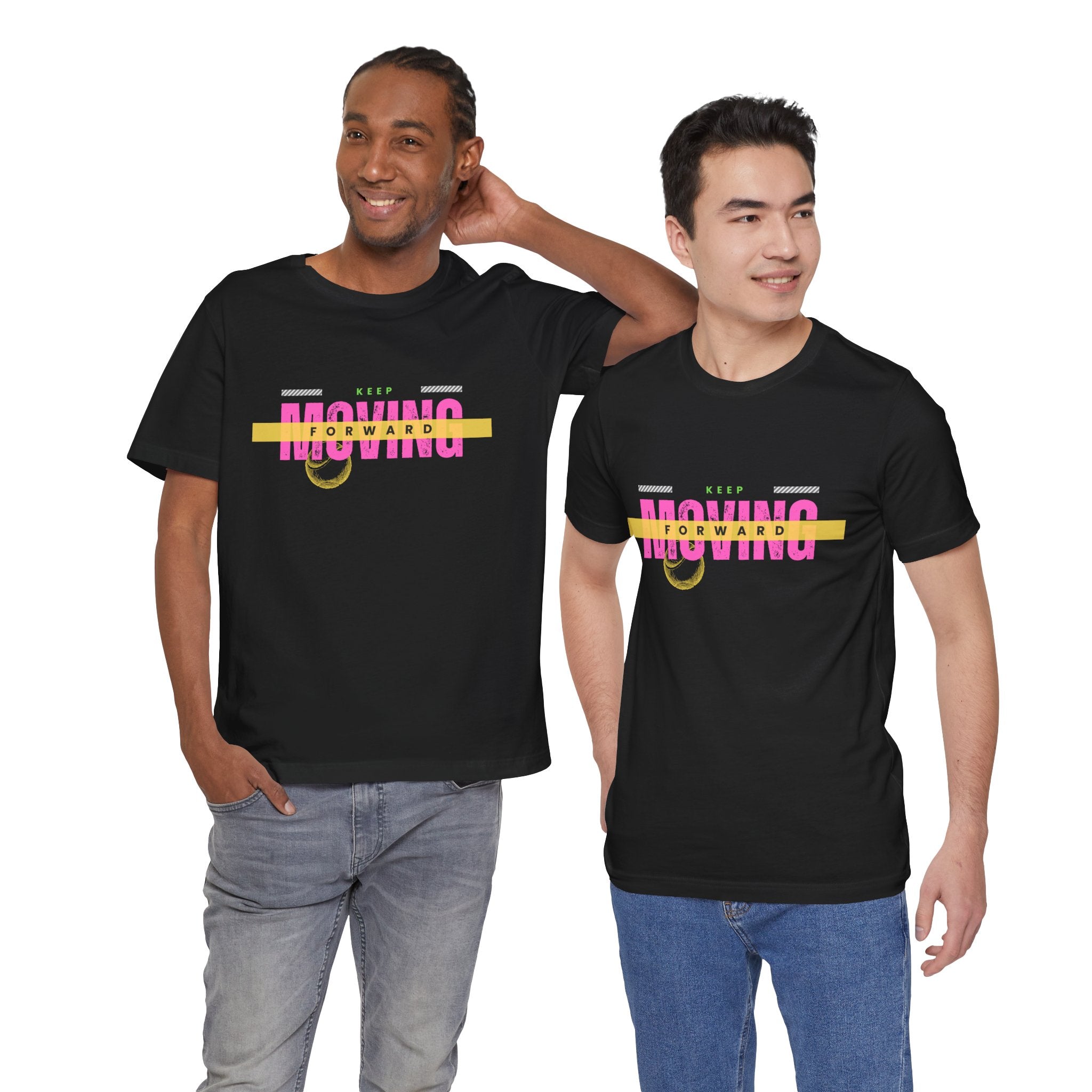 Keep Moving Forward Unisex Jersey Tee - Motivational Graphic Shirt