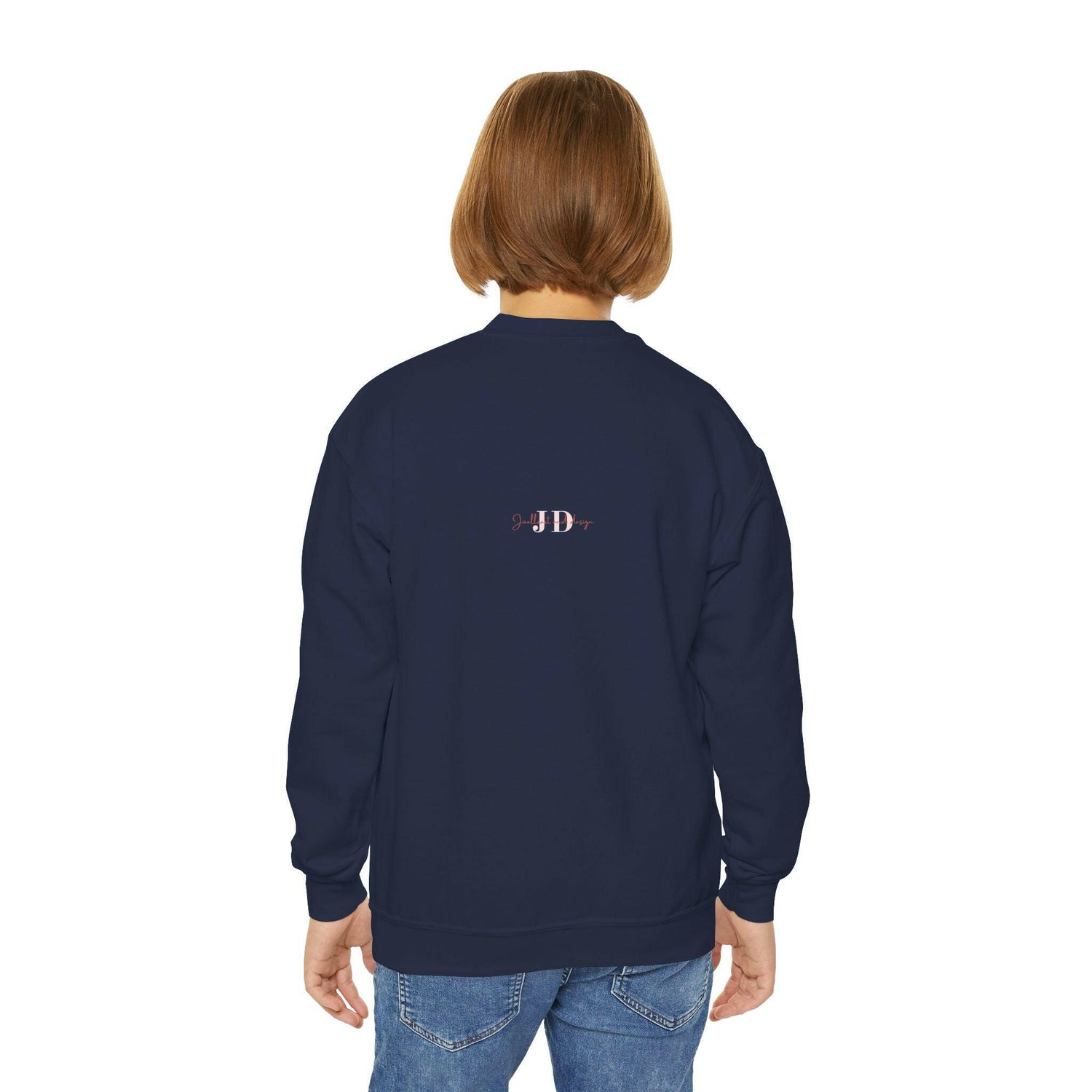 Colorful Handprint Youth Crewneck Sweatshirt - Perfect for Kids and Family Gatherings