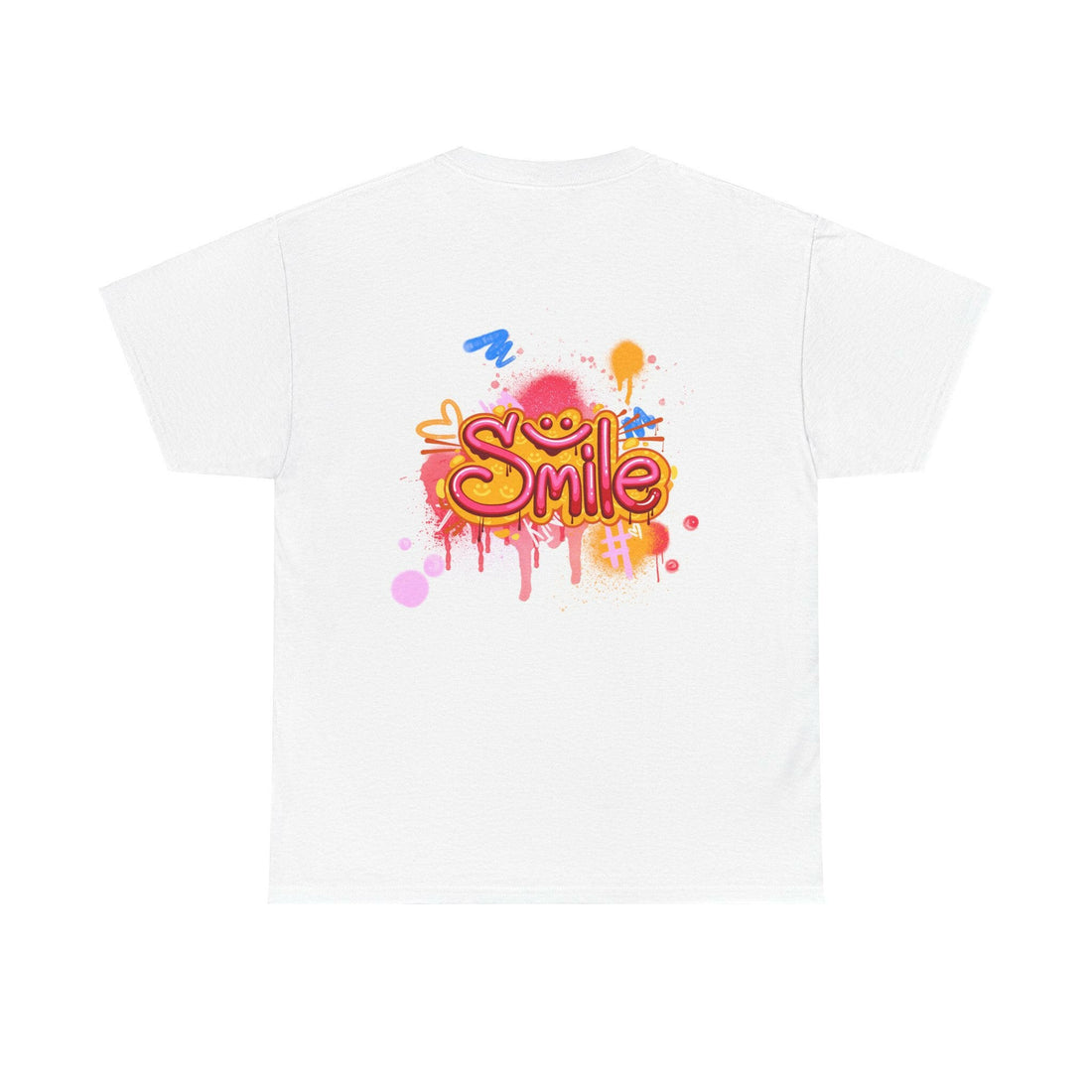 Neon Fashion Tee - Smile Unisex Cotton T-Shirt.