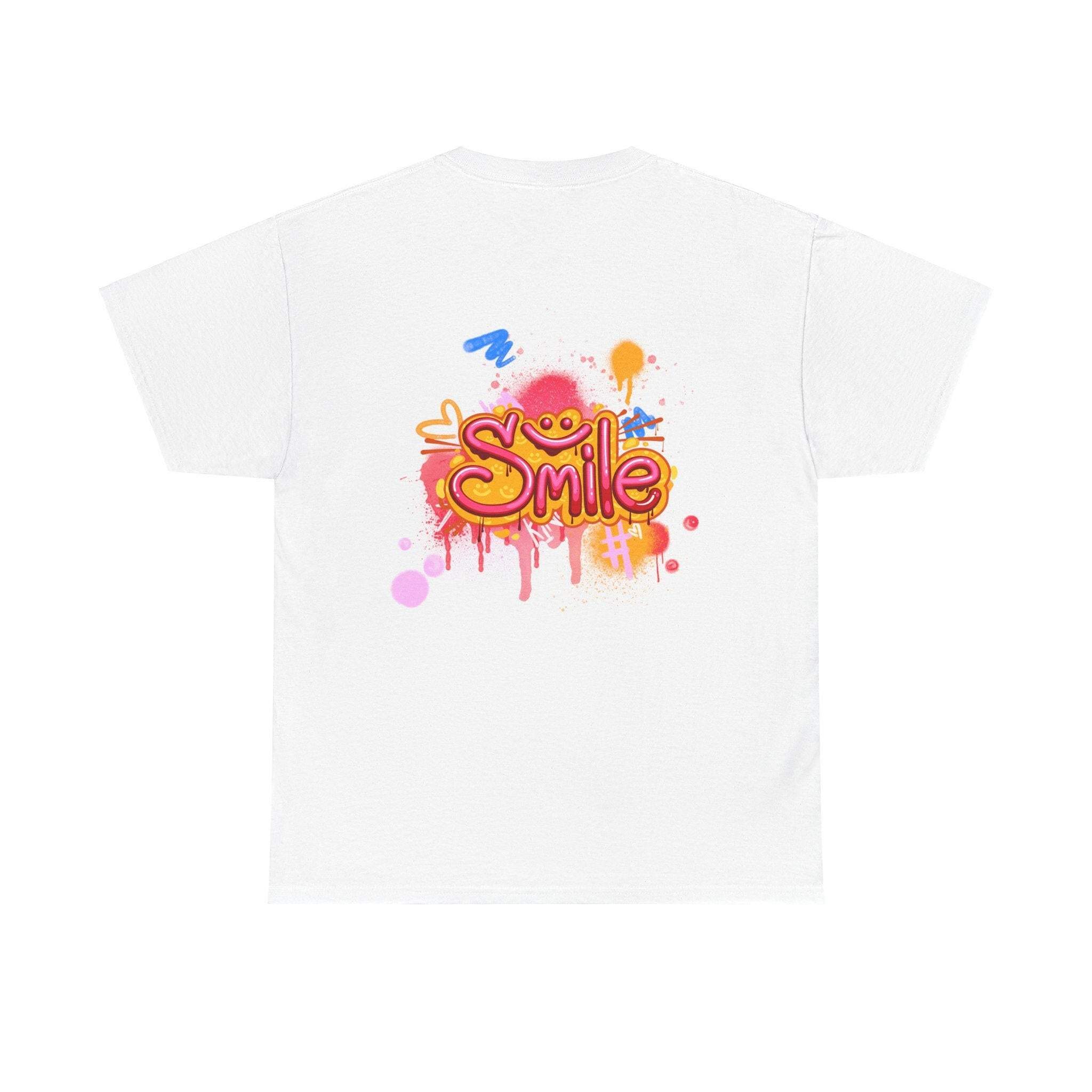 Neon Fashion Tee - Smile Unisex Cotton T-Shirt.