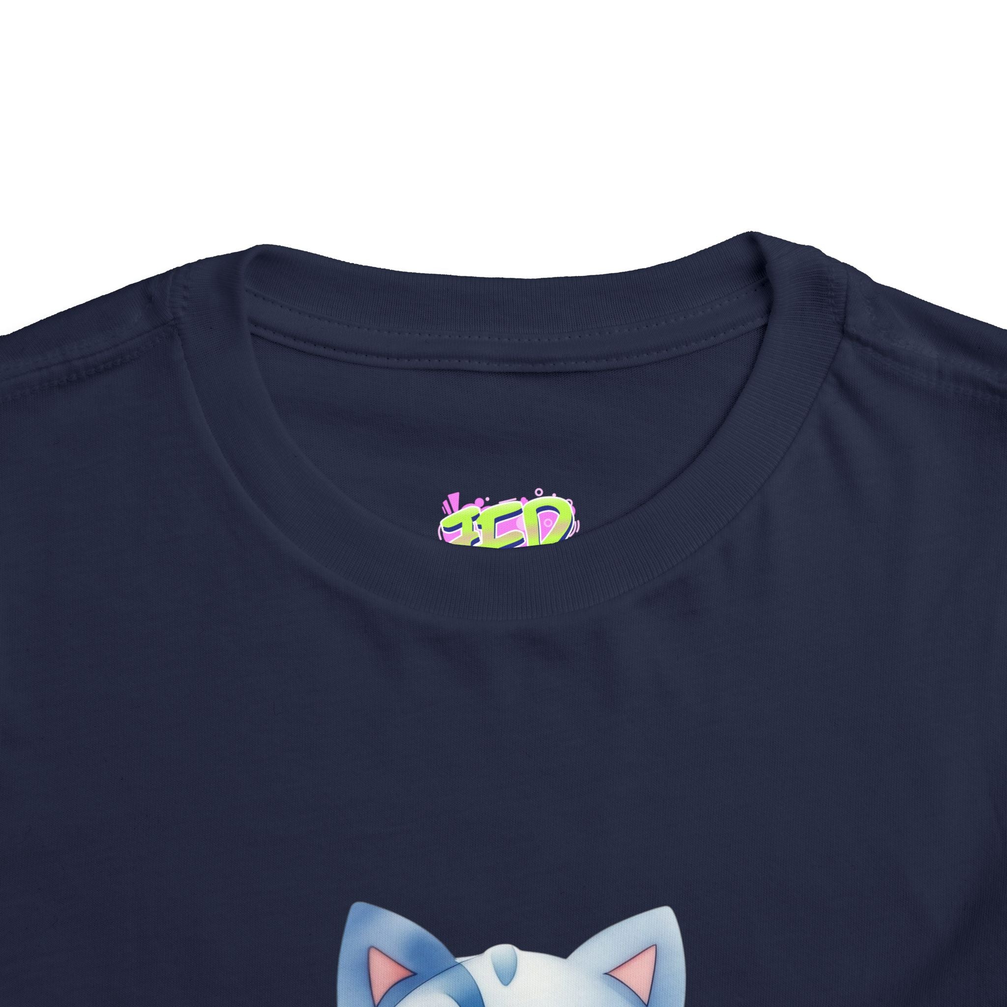 Kids Cotton™ Tee - Blue Cat