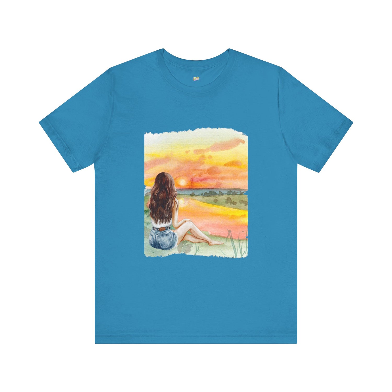 Woman Tee - Sunset girl