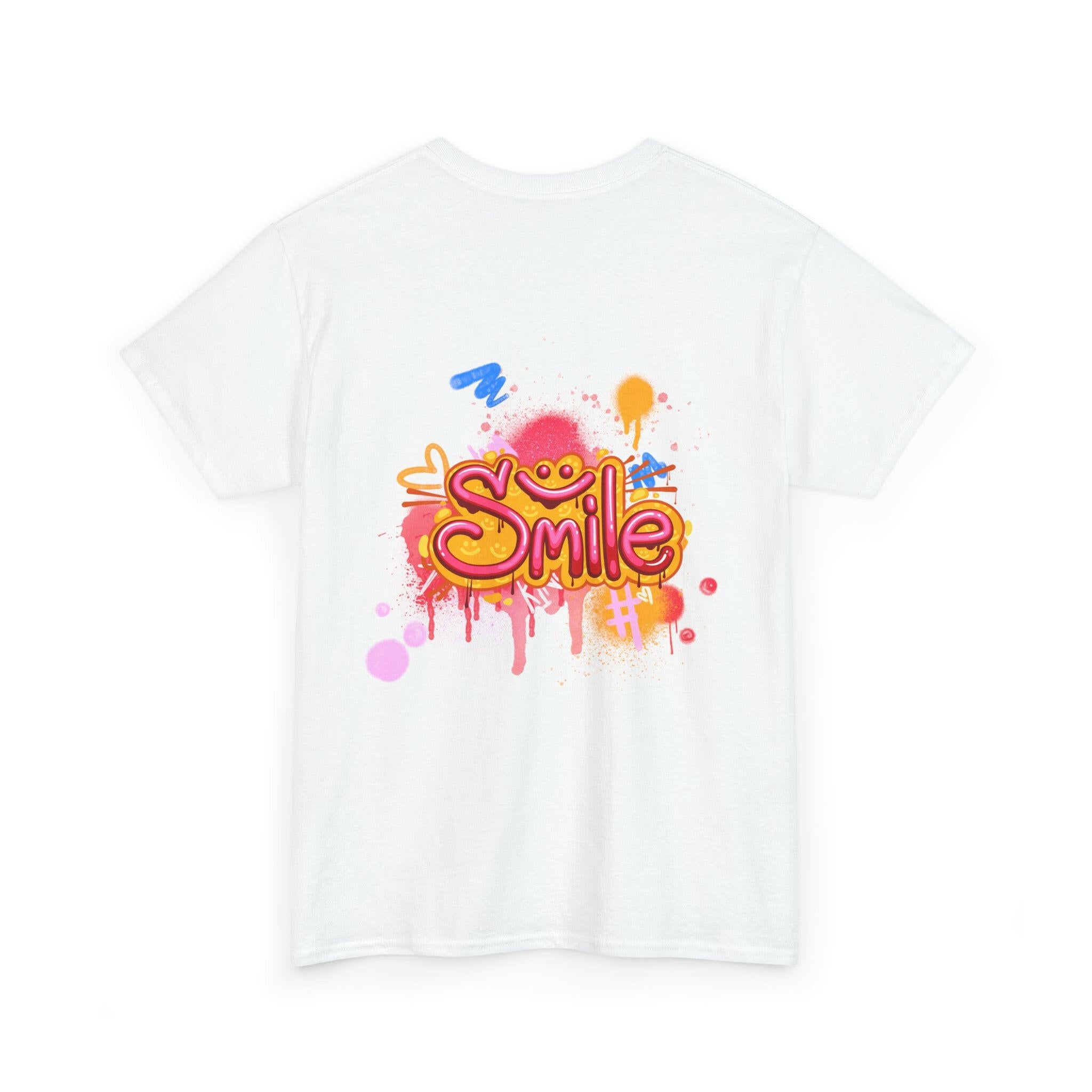 Neon Fashion Tee - Smile Unisex Cotton T-Shirt.