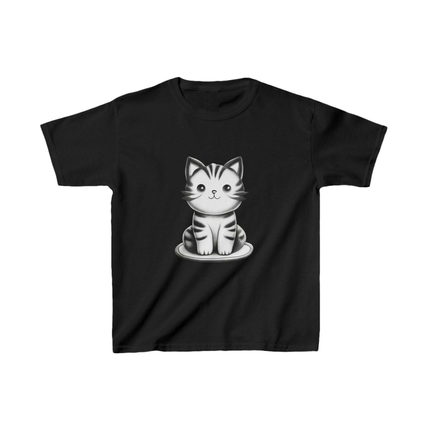 Kids Heavy Cotton™ Tee - Creative Cat.