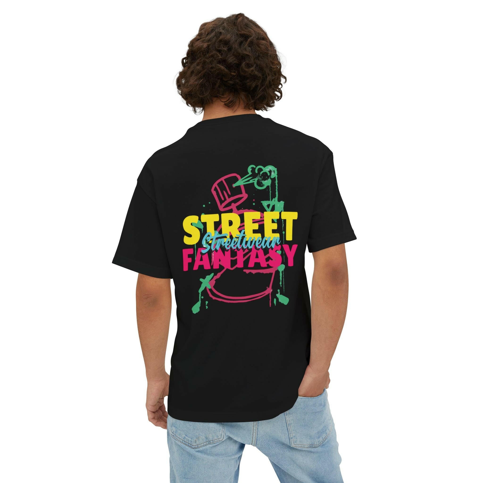 Street Fantasy Oversized Tee for Artists and Dreamers