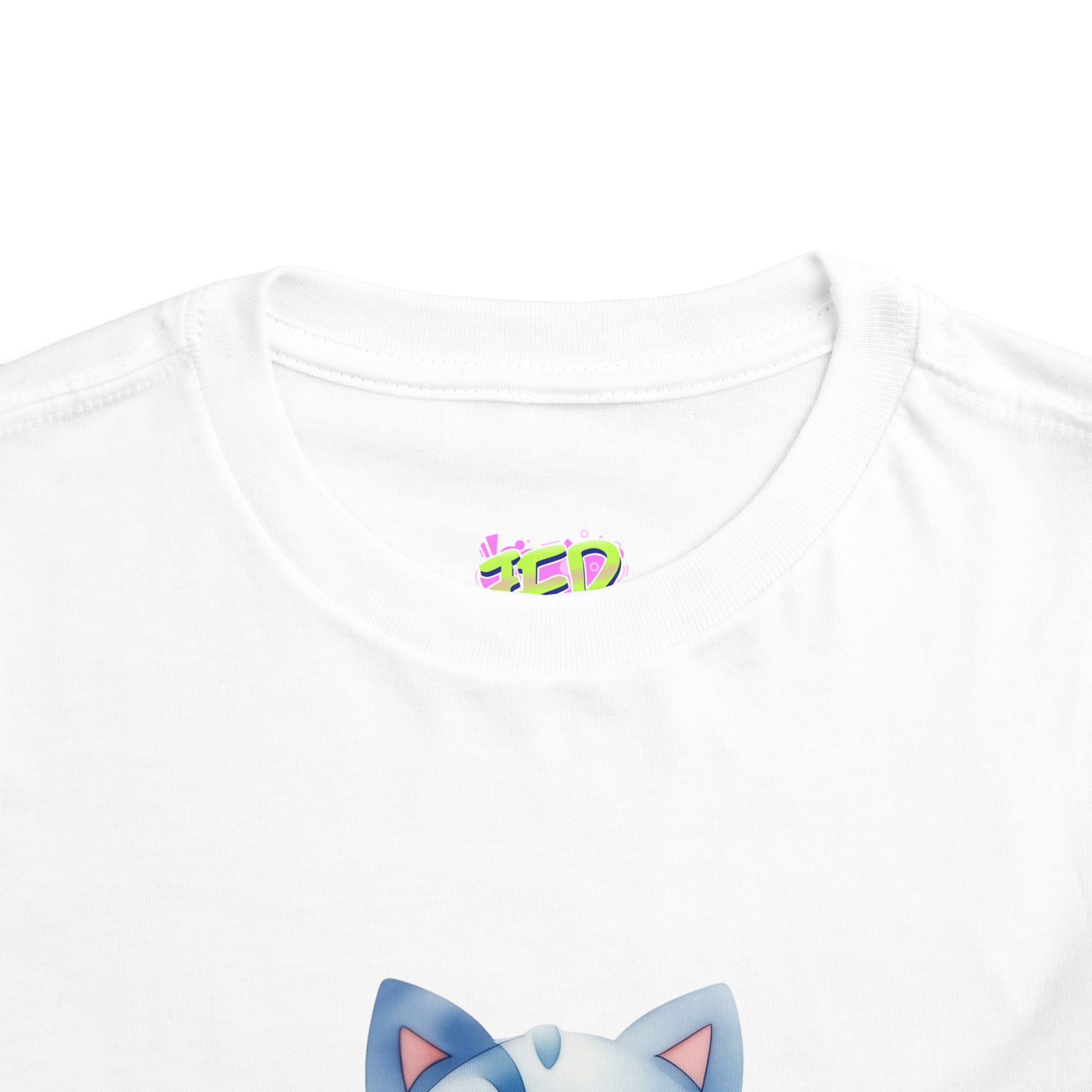 Kids Cotton™ Tee - Blue Cat