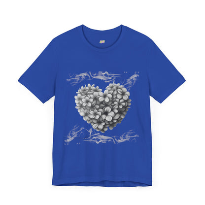 Woman tee - Frangipani heart