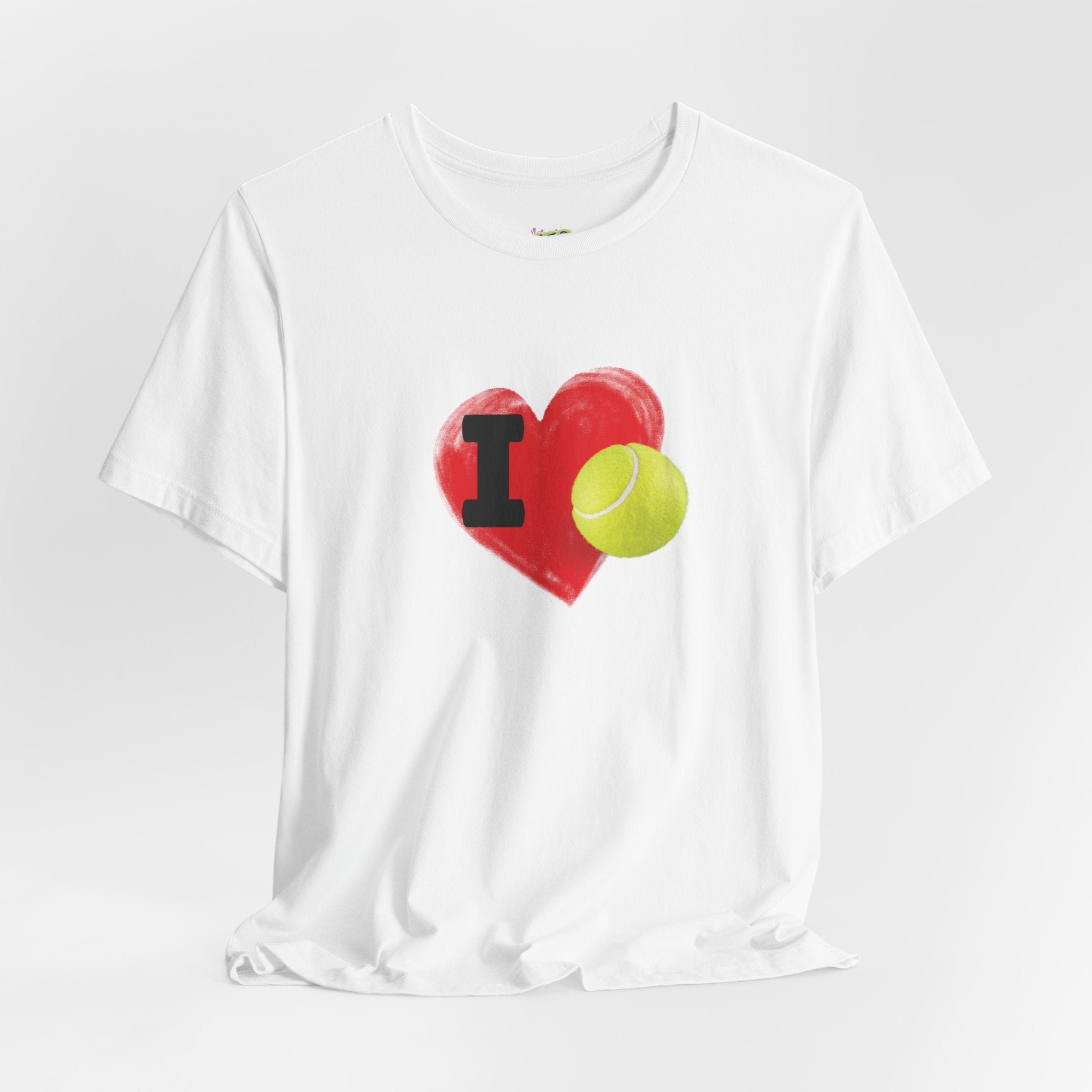 I Love Tennis Unisex Jersey Short Sleeve Tee