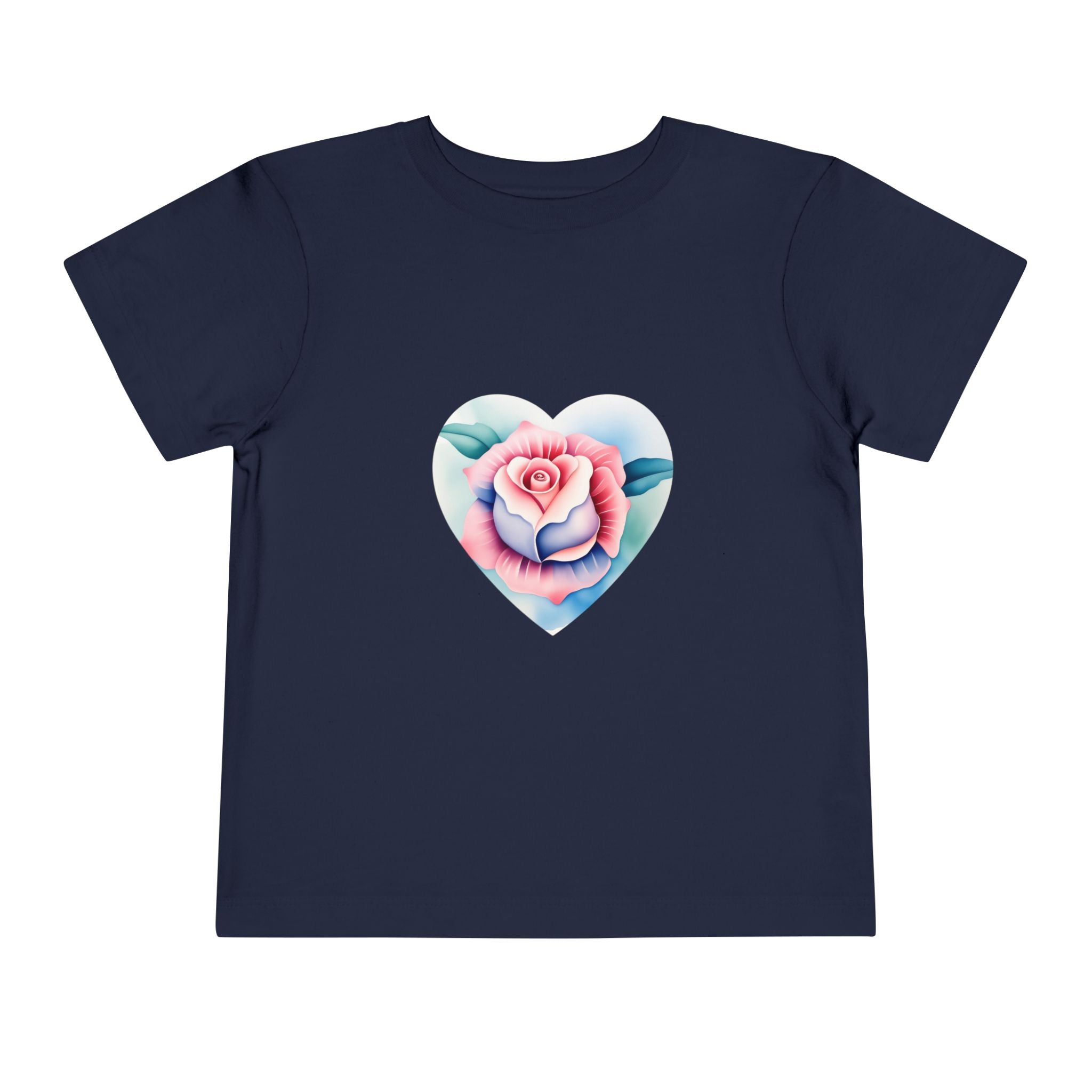 Kids Cotton™ Tee - Heart Rose