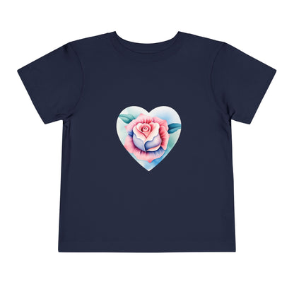 Kids Cotton™ Tee - Heart Rose