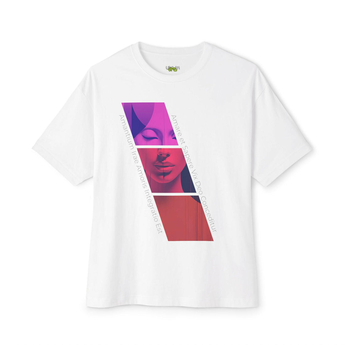 Artistic Unisex Oversized Boxy Tee.