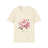 Woman Soft-style T-Shirt flower love.