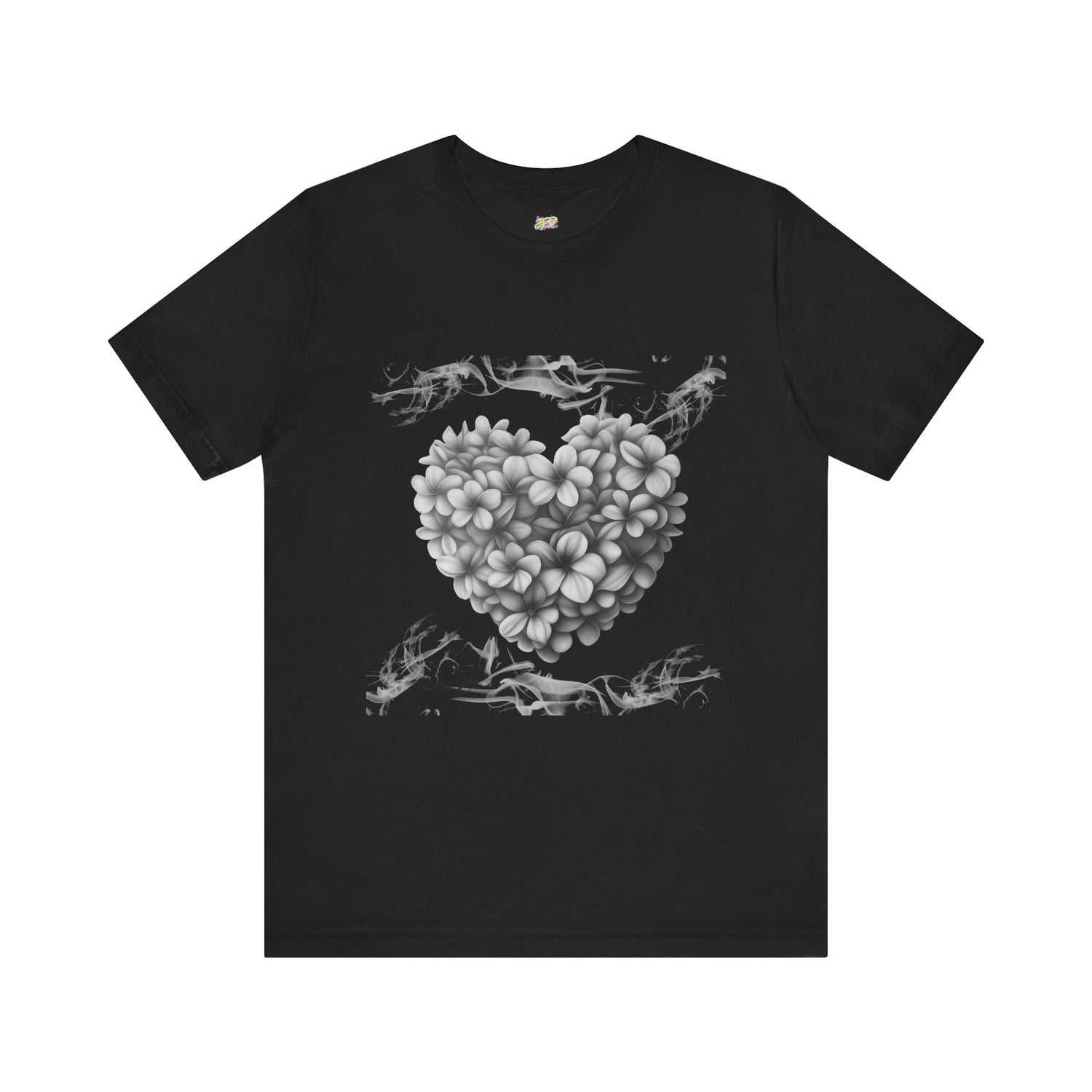 Woman tee - Frangipani heart