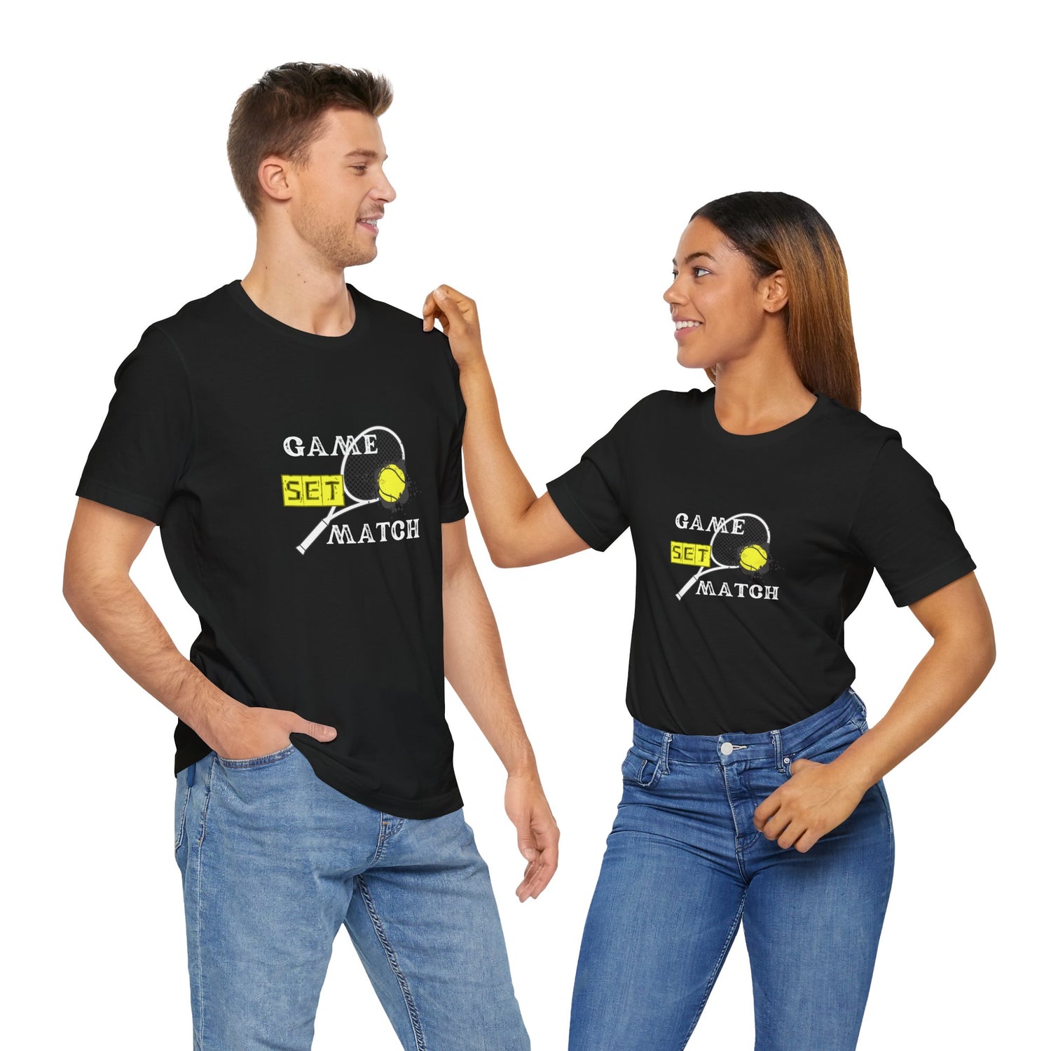 Game Set Match Tennis Tee - Unisex Jersey Short Sleeve T-Shirt for Sports Lovers