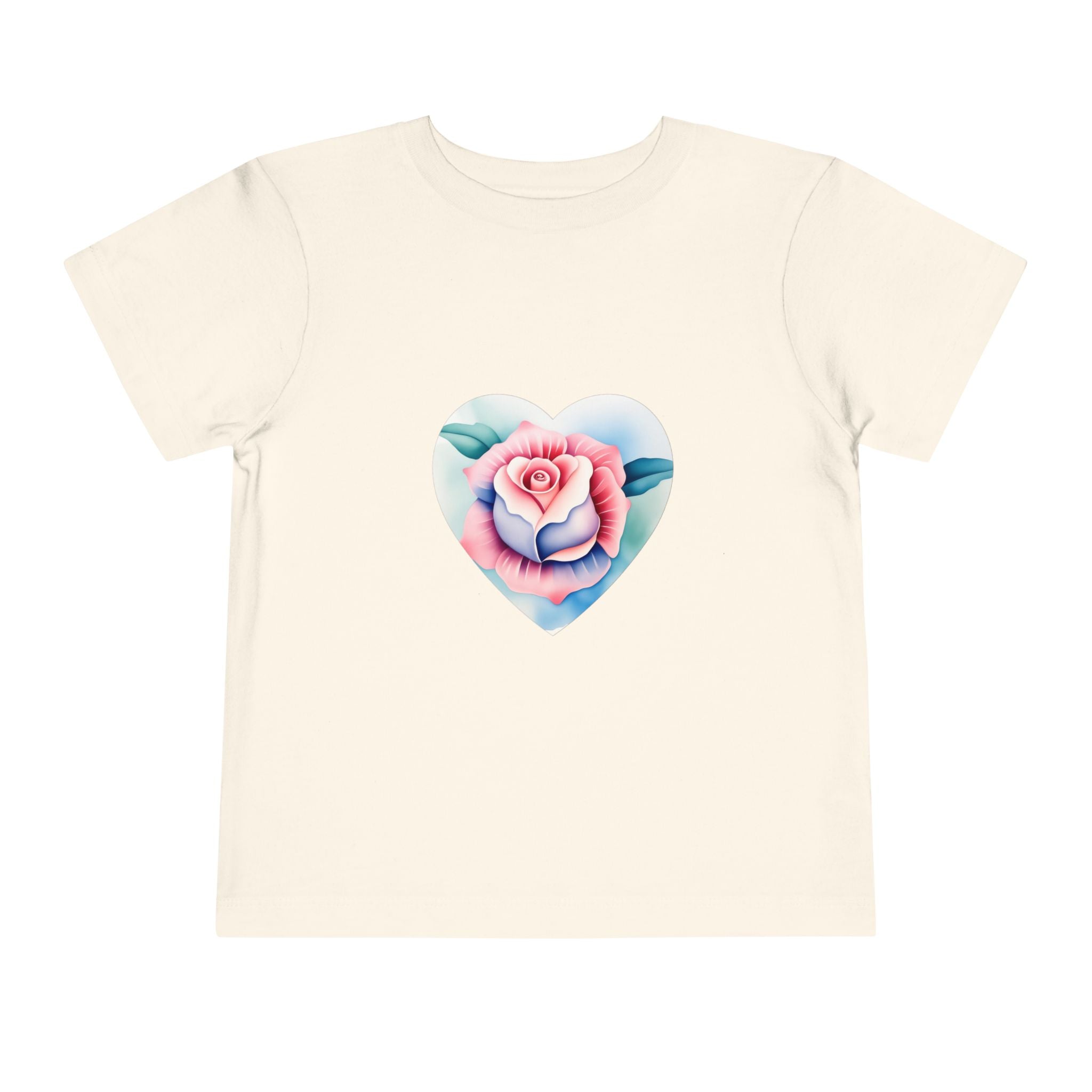 Kids Cotton™ Tee - Heart Rose