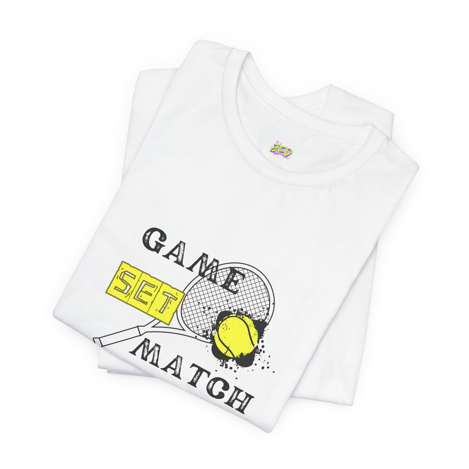 Game Set Match Tennis Tee - Unisex Jersey Short Sleeve T-Shirt for Sports Lovers