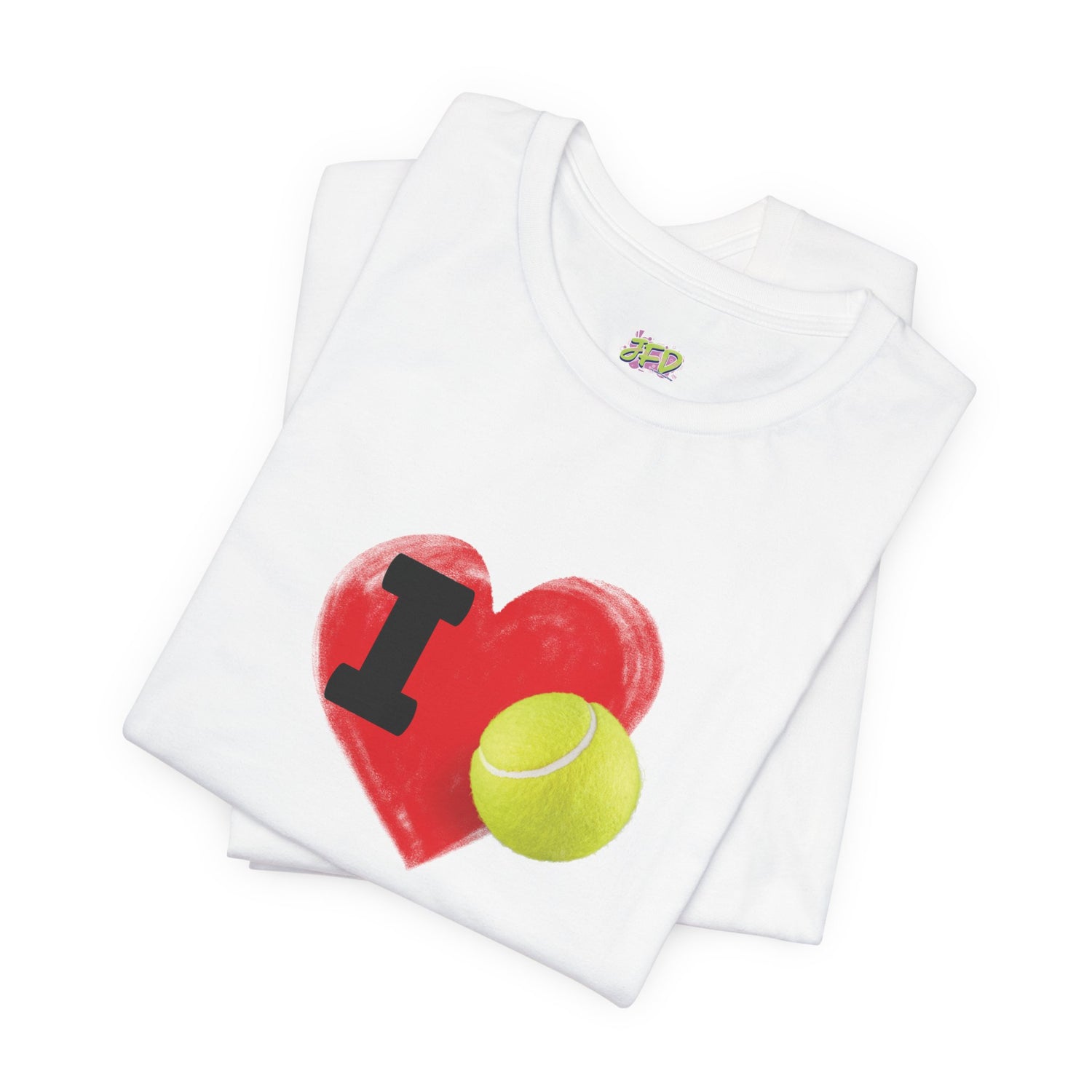 I Love Tennis Unisex Jersey Short Sleeve Tee