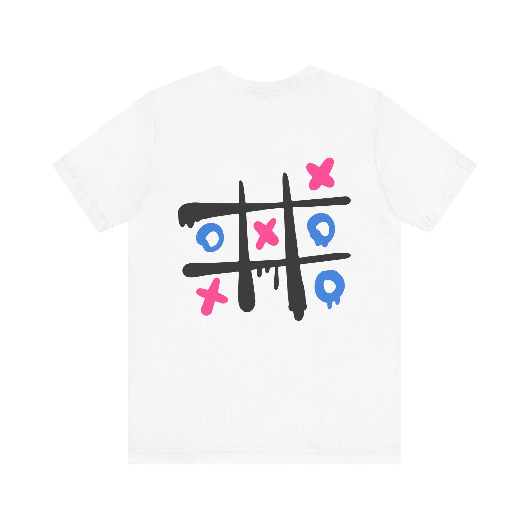 Fun Tic Tac Toe Graphic Tee for Game Lovers.