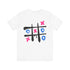 Fun Tic Tac Toe Graphic Tee for Game Lovers.