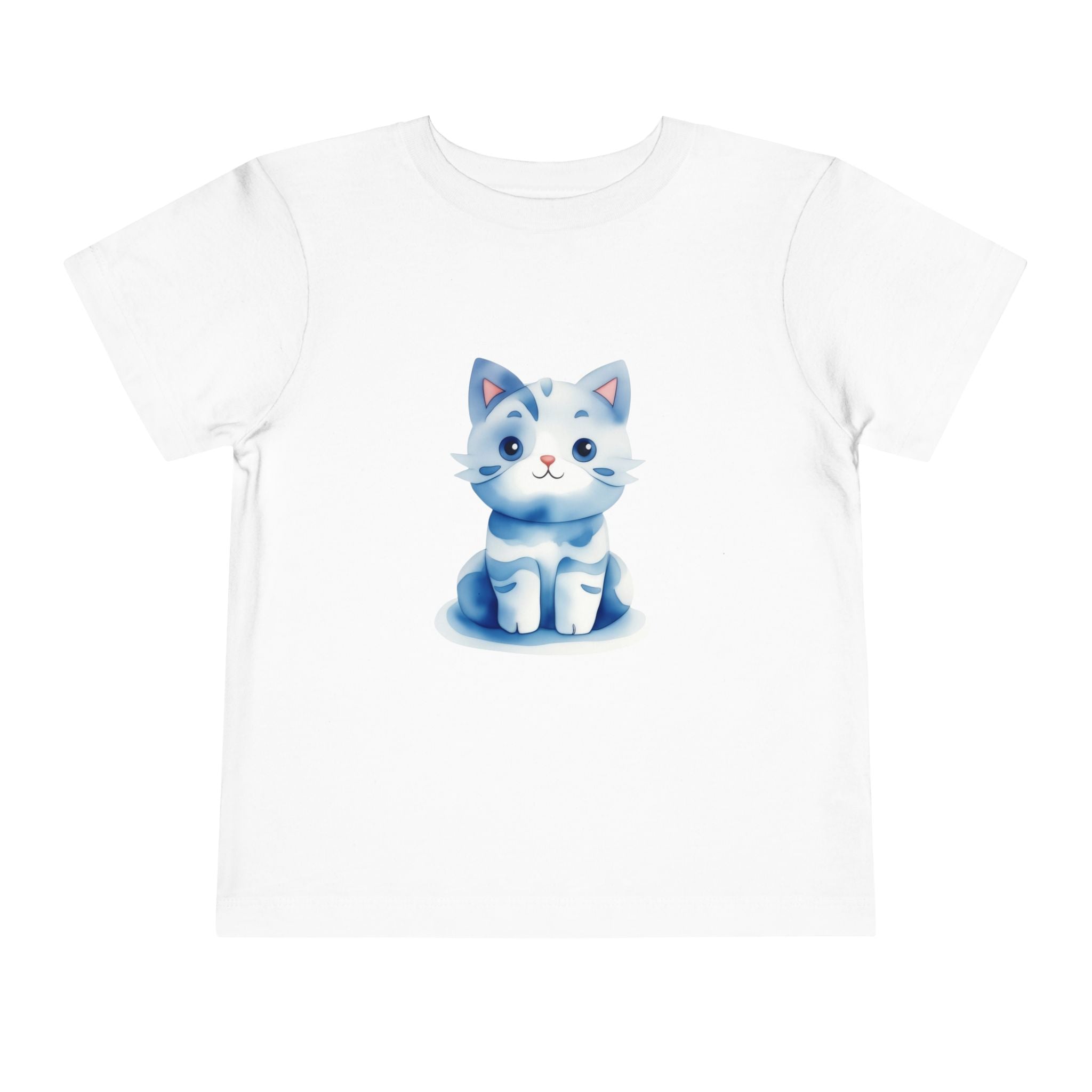 Kids Cotton™ Tee - Blue Cat